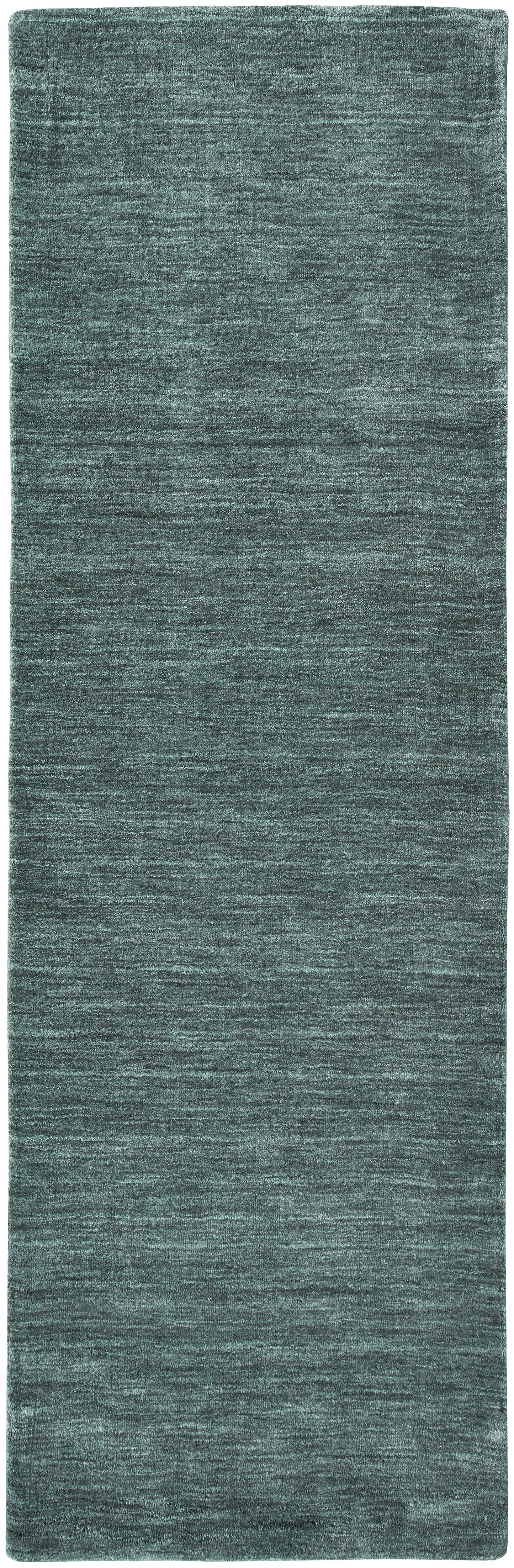 Luna Modern/Casual Solid Green/White - Feizy Rug