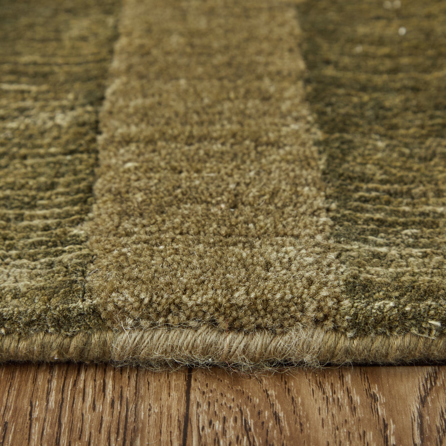 Sausalito Traditional/Classic/Casual Bordered/Geometric/Stripes Gray/Green/Yellow - Feizy Rug