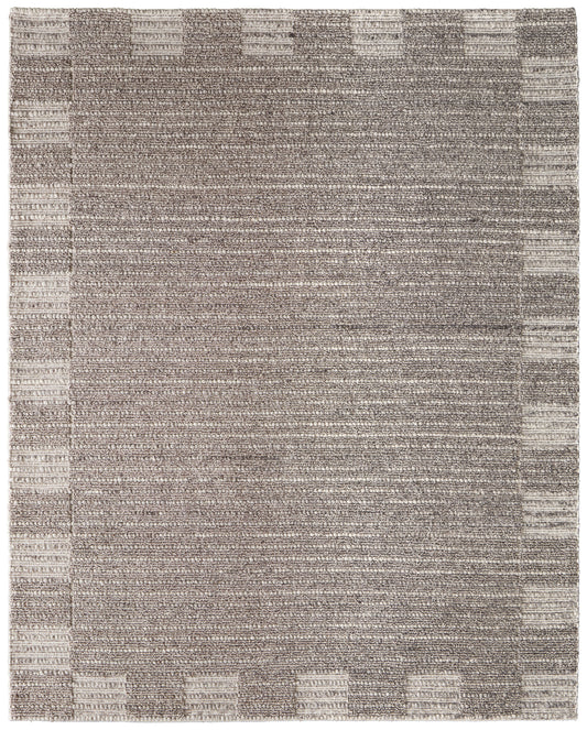 Herrick Modern/Casual Taupe/Ivory/Brown Area Rug