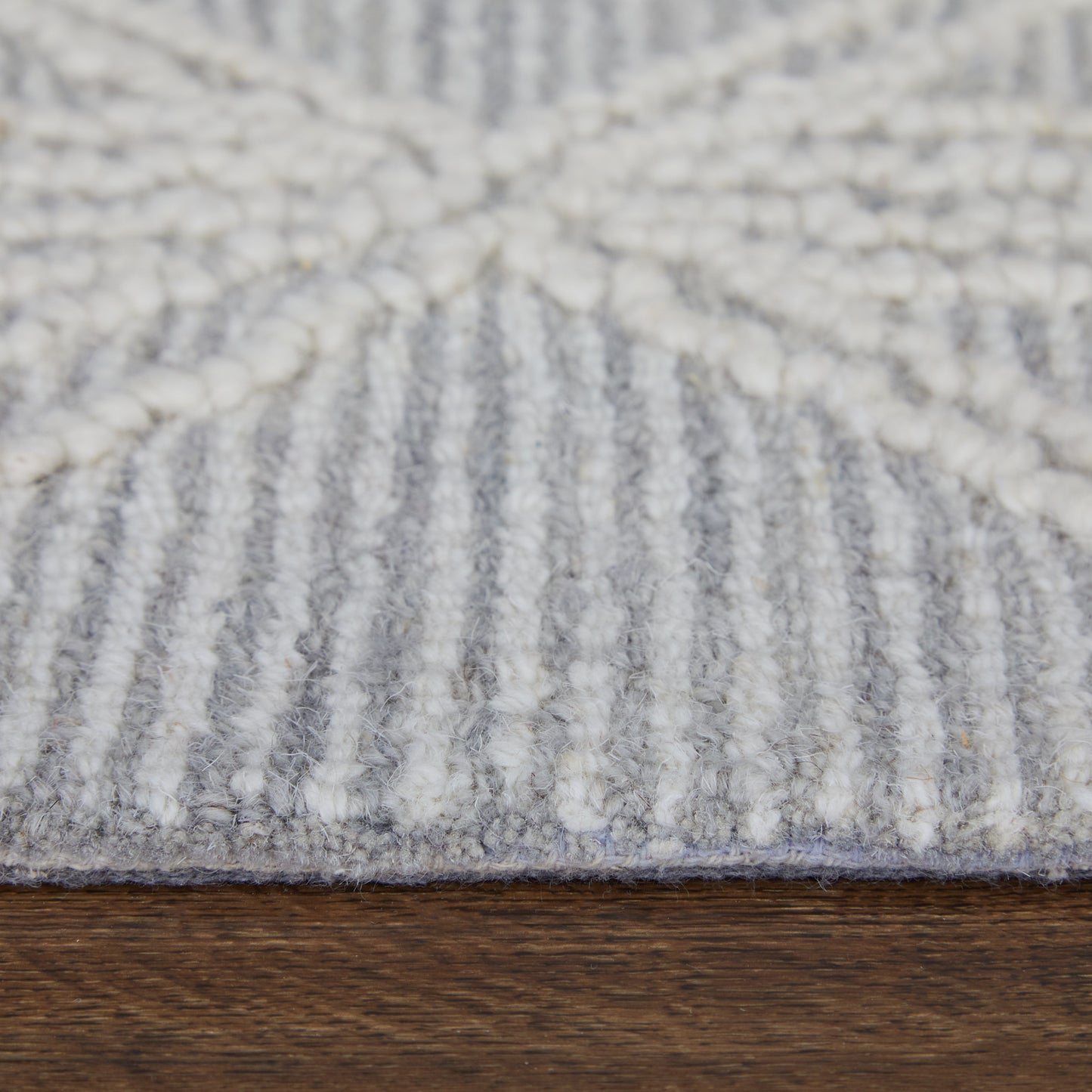 Corwin Modern/Global Geometric/Diamond Gray/Ivory - Feizy Rug