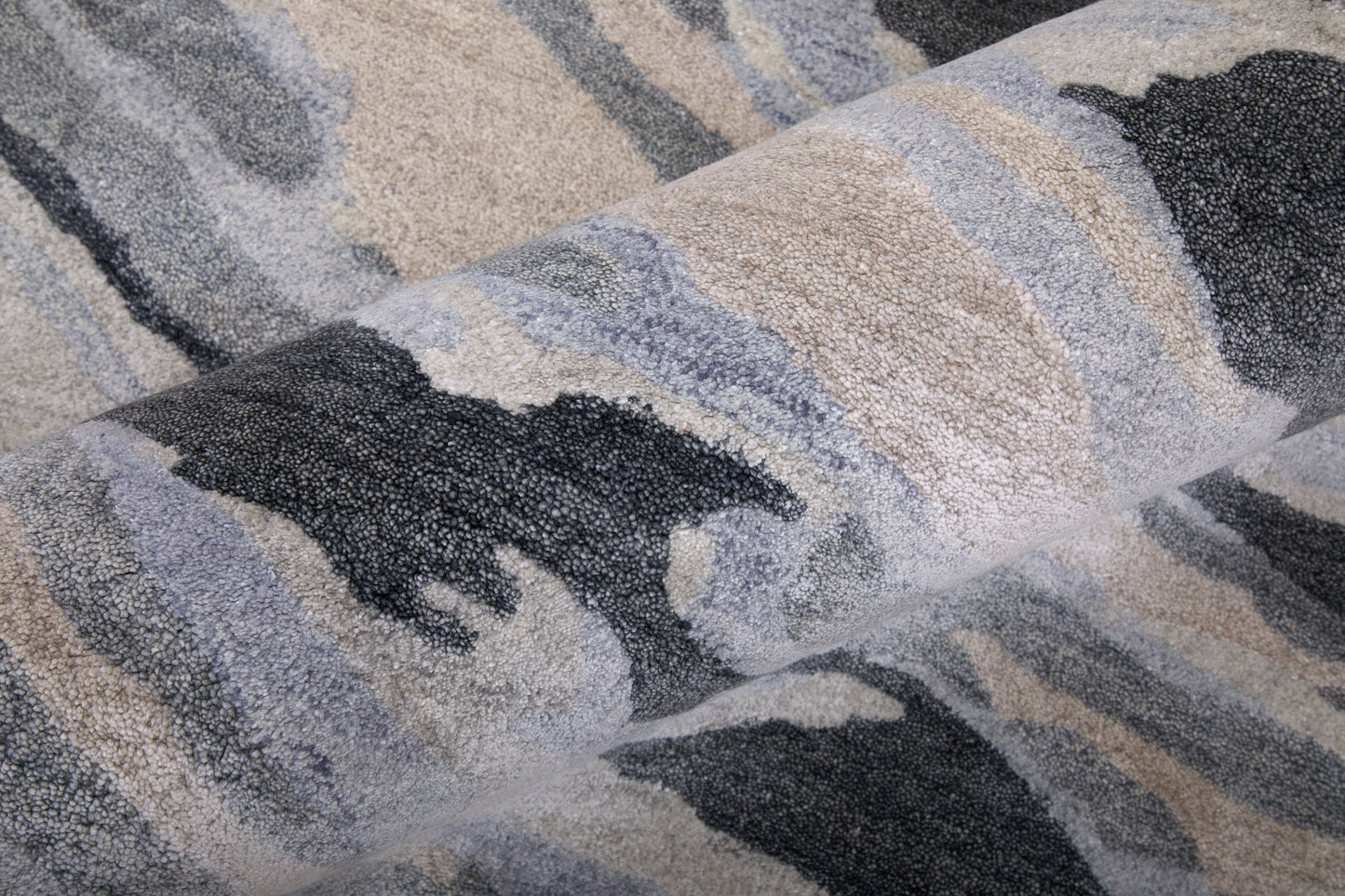 Dryden Transitional/Industrial/Casual Abstract/Watercolor Blue/Gray/Taupe - Feizy Rug
