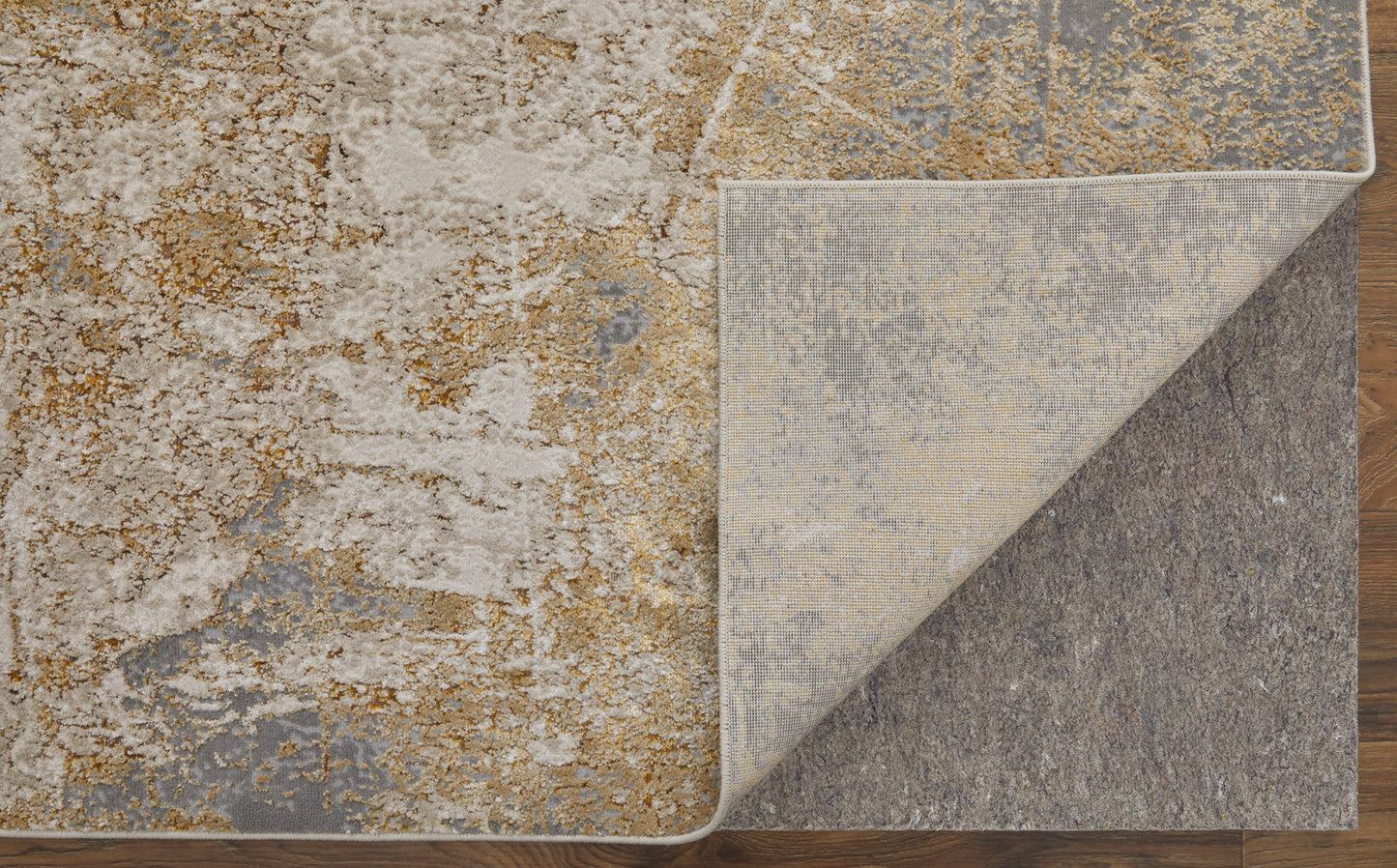 Aura Modern/Luxury & Glam/Bohemian & Eclectic Ivory/Brown/Gray Accent Rug