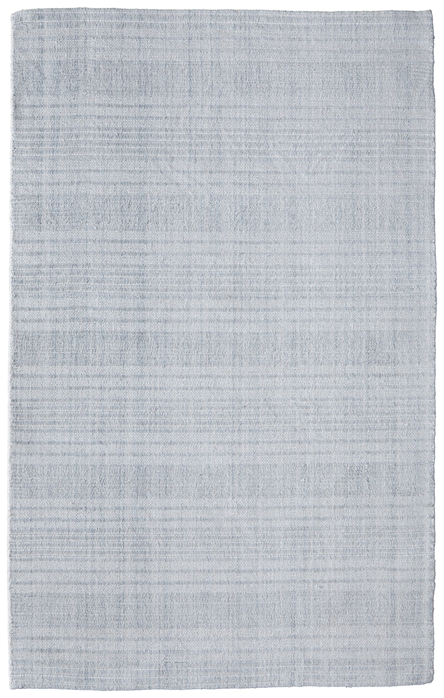 Highview Modern/Casual Stripes/Solid Ivory/Blue - Feizy Rug