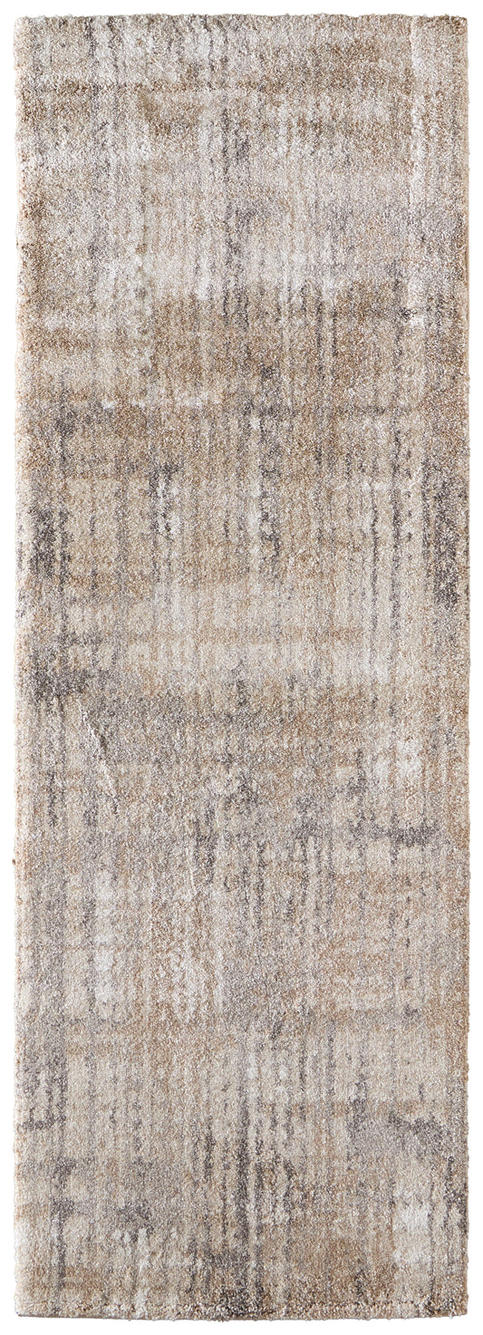 Skyview Modern/Industrial/Rustic Brown/Tan/Ivory Runner  Feizy Rugs Small Parcel,Feizy Rugs,Skyview,Brown/Tan/Ivory,2'6" x 7'3",Runner,Polypropylene,Modern/Industrial/Rustic,Turkey