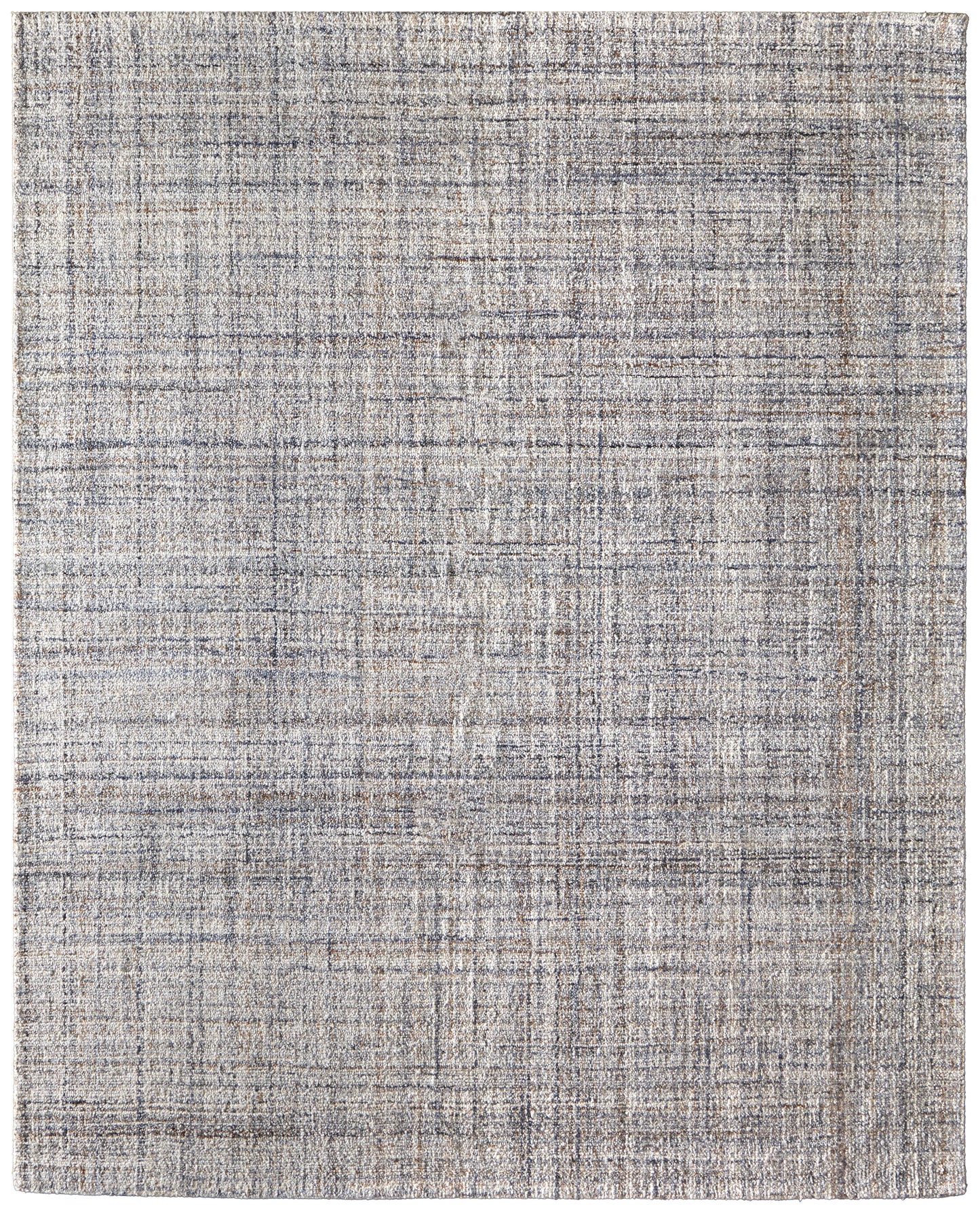 Hoyt Modern/Industrial Distressed/Geometric Gray/Taupe - Feizy Rug