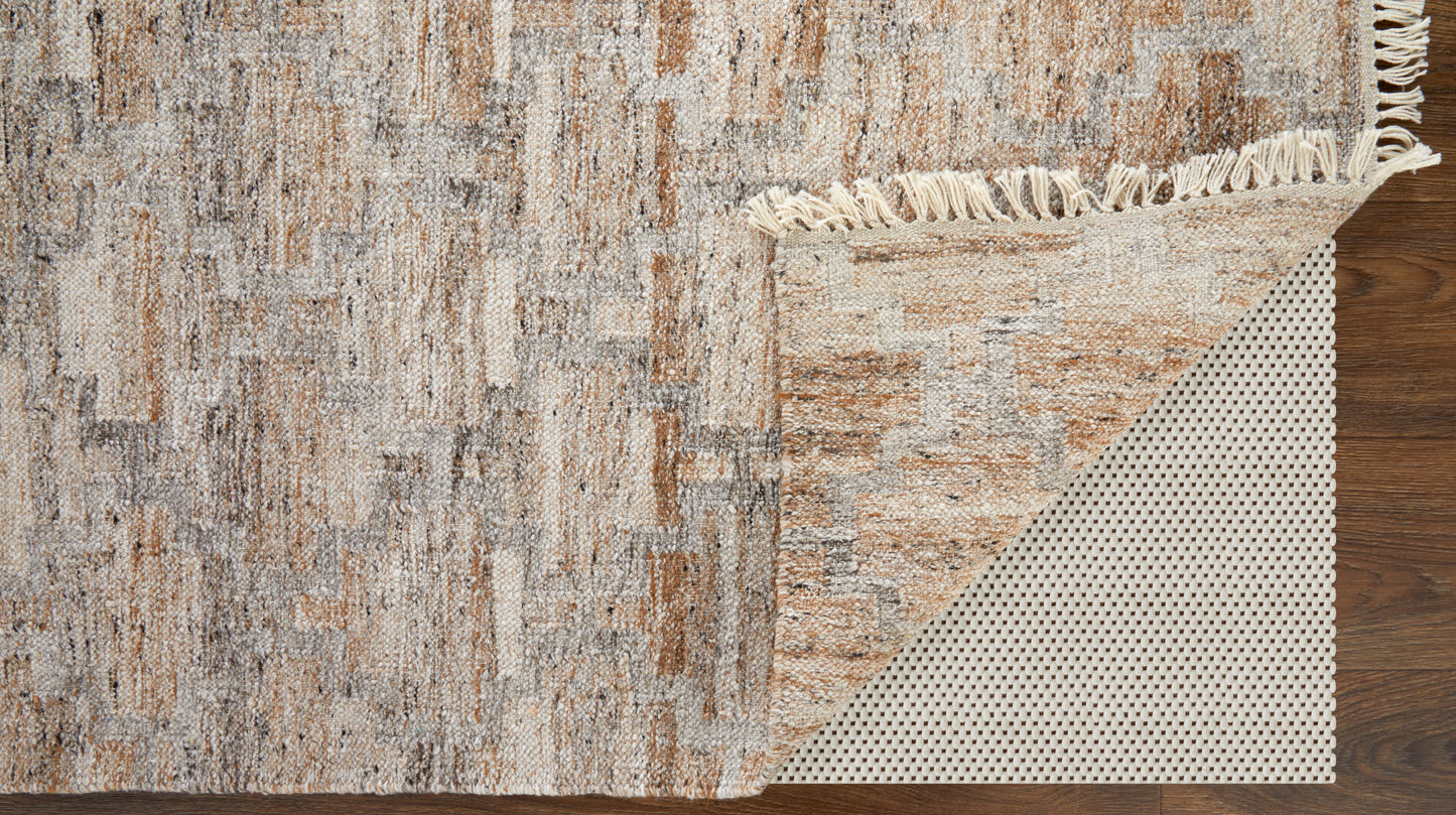 Beckett Transitional/Moroccan/Bohemian & Eclectic Tan/Gray/Ivory Area Rug