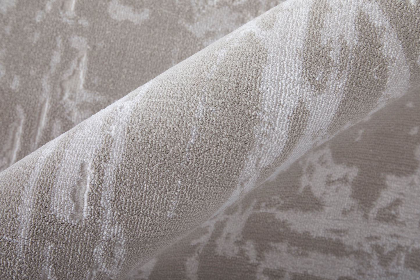 Prasad Modern/Luxury & Glam Ivory/Taupe/Silver Accent Rug  Feizy Rugs Small Parcel,Feizy Rugs,Prasad,Ivory/Taupe/Silver,1'8" x 2'10",Accent Rug,Polypropylene/Polyester,Modern/Luxury & Glam,Turkey