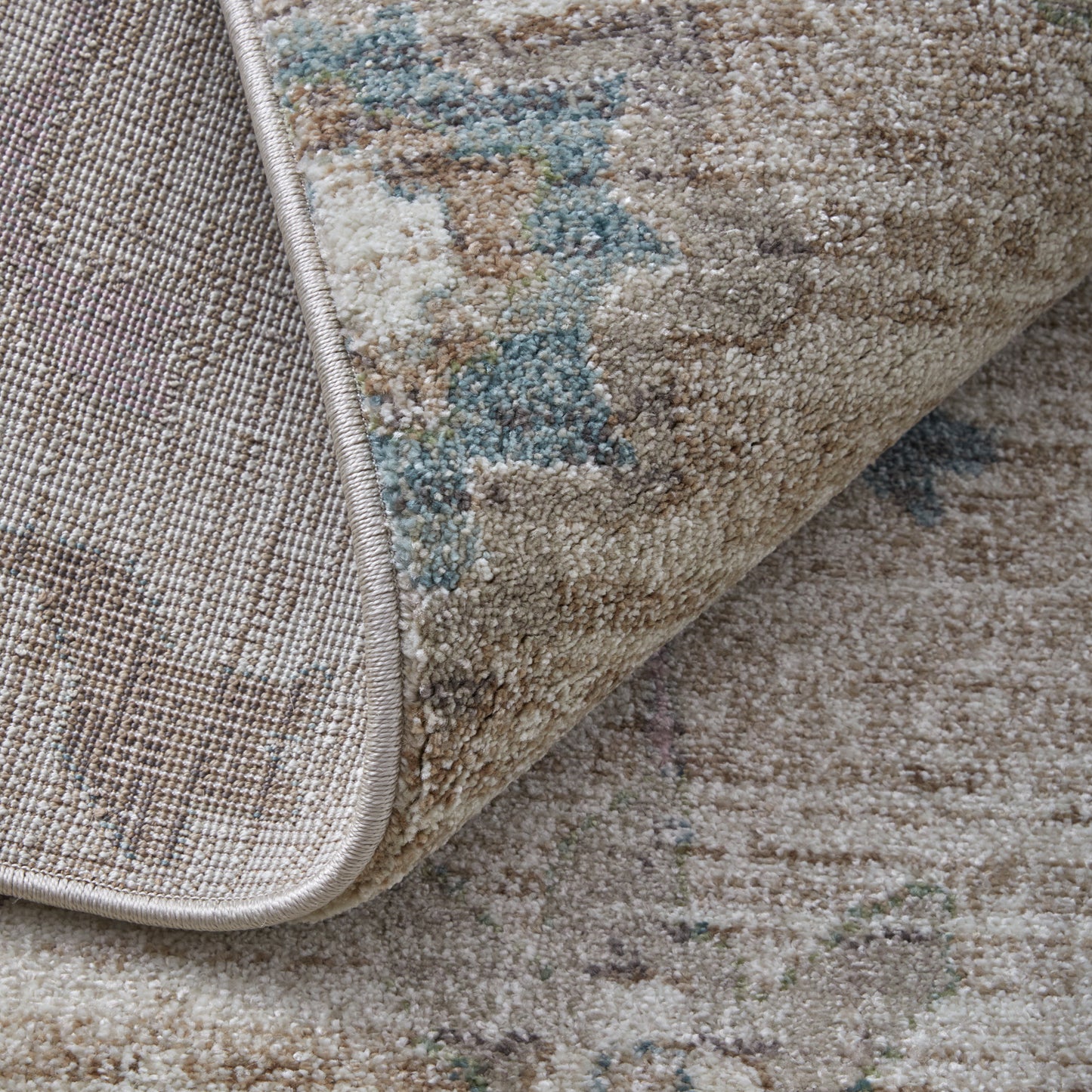 Dartmouth Transitional/Bohemian & Eclectic Tan/Brown/Blue Accent Rug  Feizy Rugs Small Parcel,Feizy Rugs,Dartmouth,Tan/Brown/Blue,1'8" x 2'10",Accent Rug,Polypropylene,Transitional/Bohemian & Eclectic,Turkey