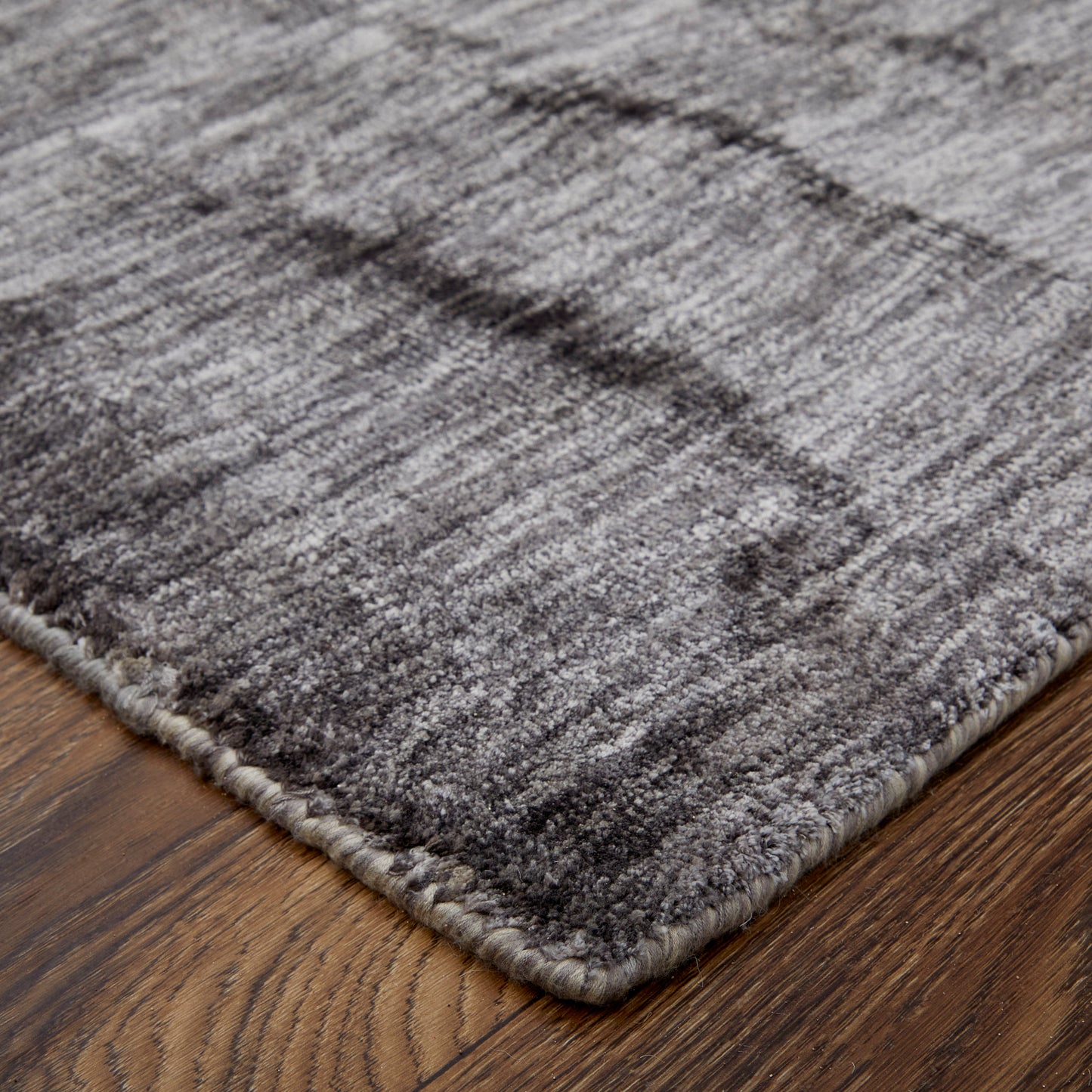 Marlowe Modern/Casual/Industrial Chevron/Abstract/Gradient & Ombre Gray/Taupe - Feizy Rug