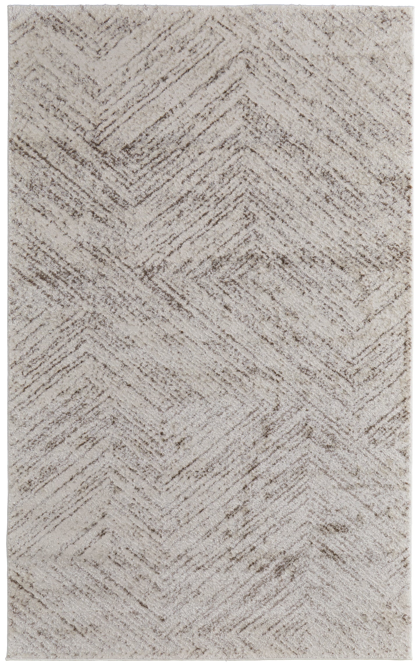 Vancouver Modern/Casual/Scandinavian Ivory/Tan/Brown Area Rug