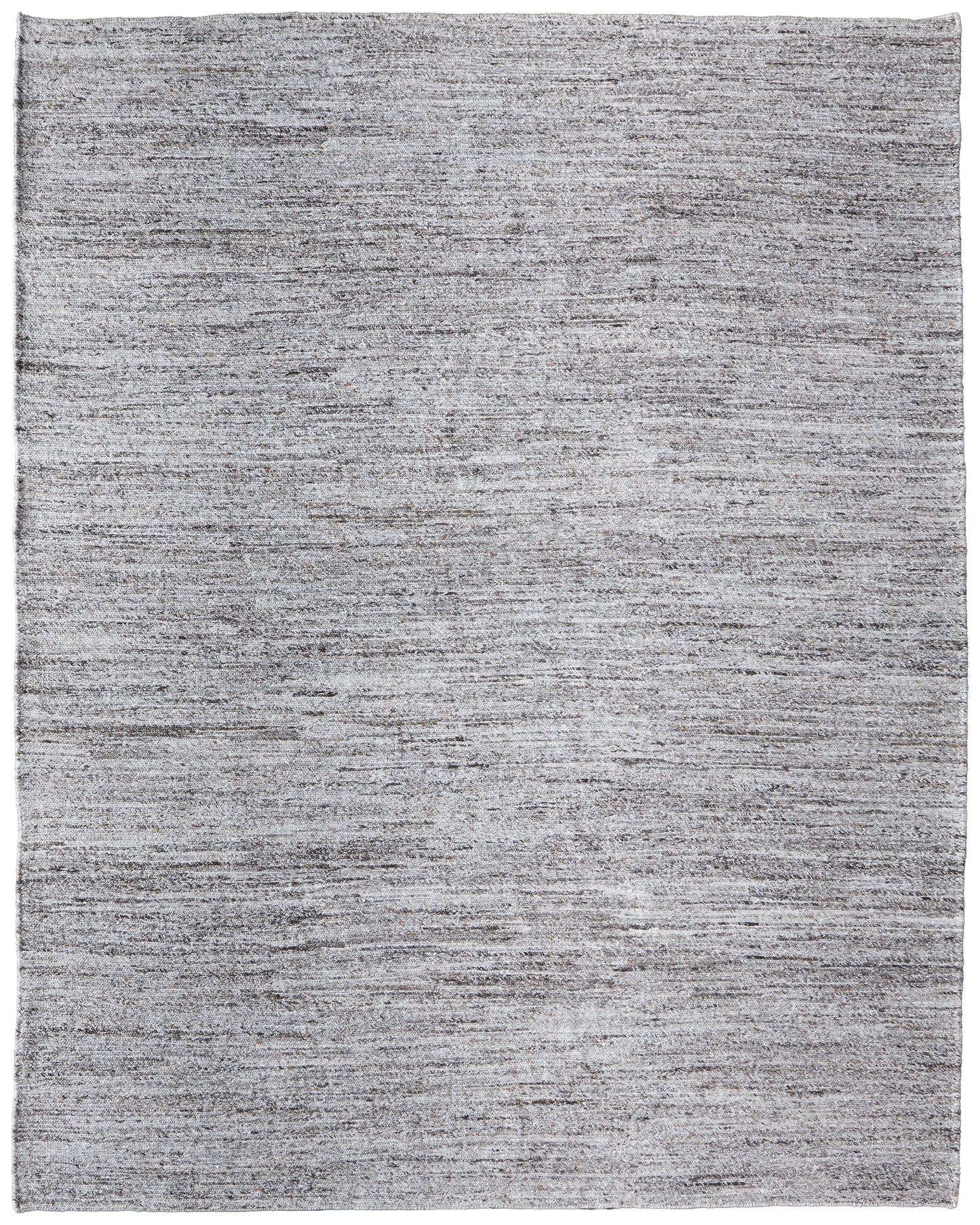 Finley Modern/Casual Solid/Distressed Gray/Brown - Feizy Rug