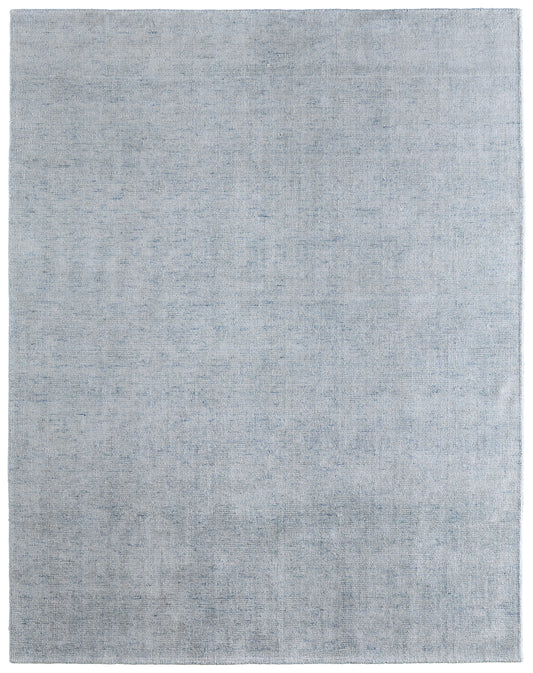 Fleetwood Modern/Casual Solid Gray/Ivory - Feizy Rug