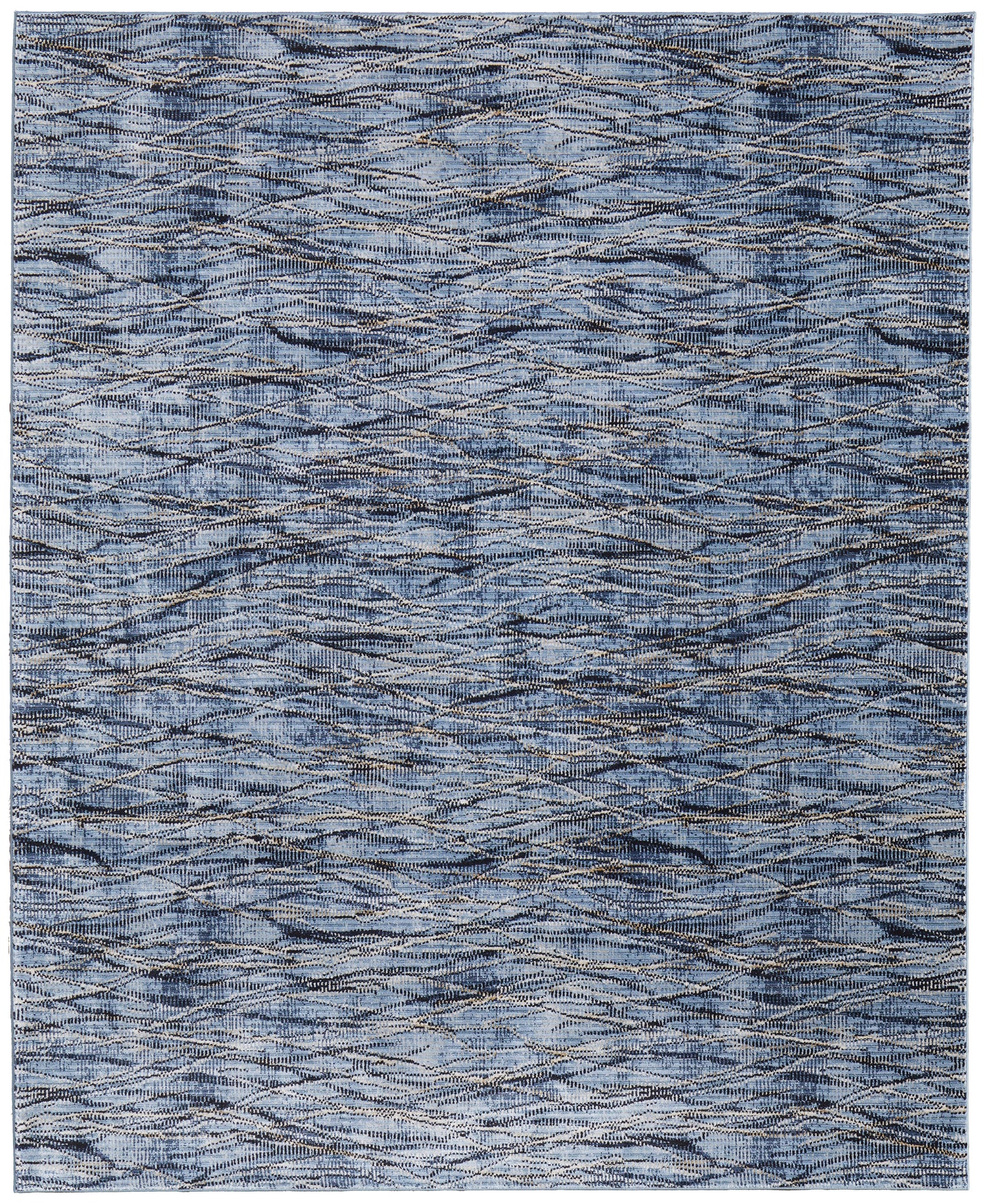 Sonora Modern/Casual/Industrial Blue/Ivory/Tan Accent Rug  Feizy Rugs Small Parcel,Feizy Rugs,Sonora,Blue/Ivory/Tan,2' x 3',Accent Rug,Polypropylene/Polyester/Viscose,Modern/Casual/Industrial,Turkey