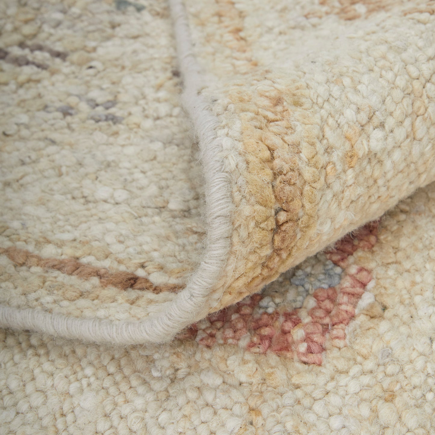 Grafton Transitional/Bohemian & Eclectic/Craftsman Floral & Botanical Ivory/Orange/Gray - Feizy Rug