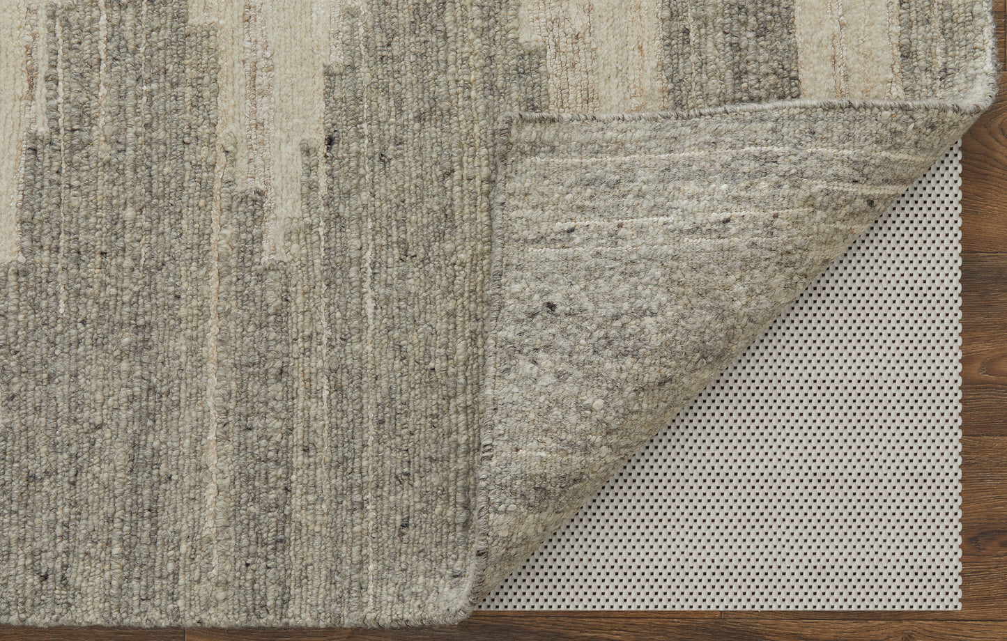 Navaro Modern/Casual/Industrial Gradient & Ombre/Abstract Ivory/Tan - Feizy Rug
