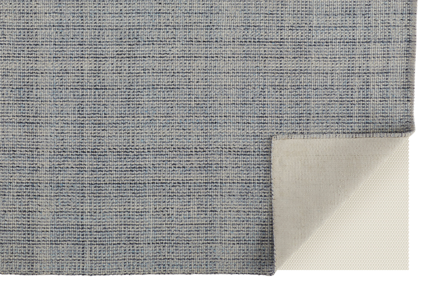 Naples Transitional/Casual/Nautical & Coastal Solid/Stripes Gray/Ivory/Blue - Feizy Rug