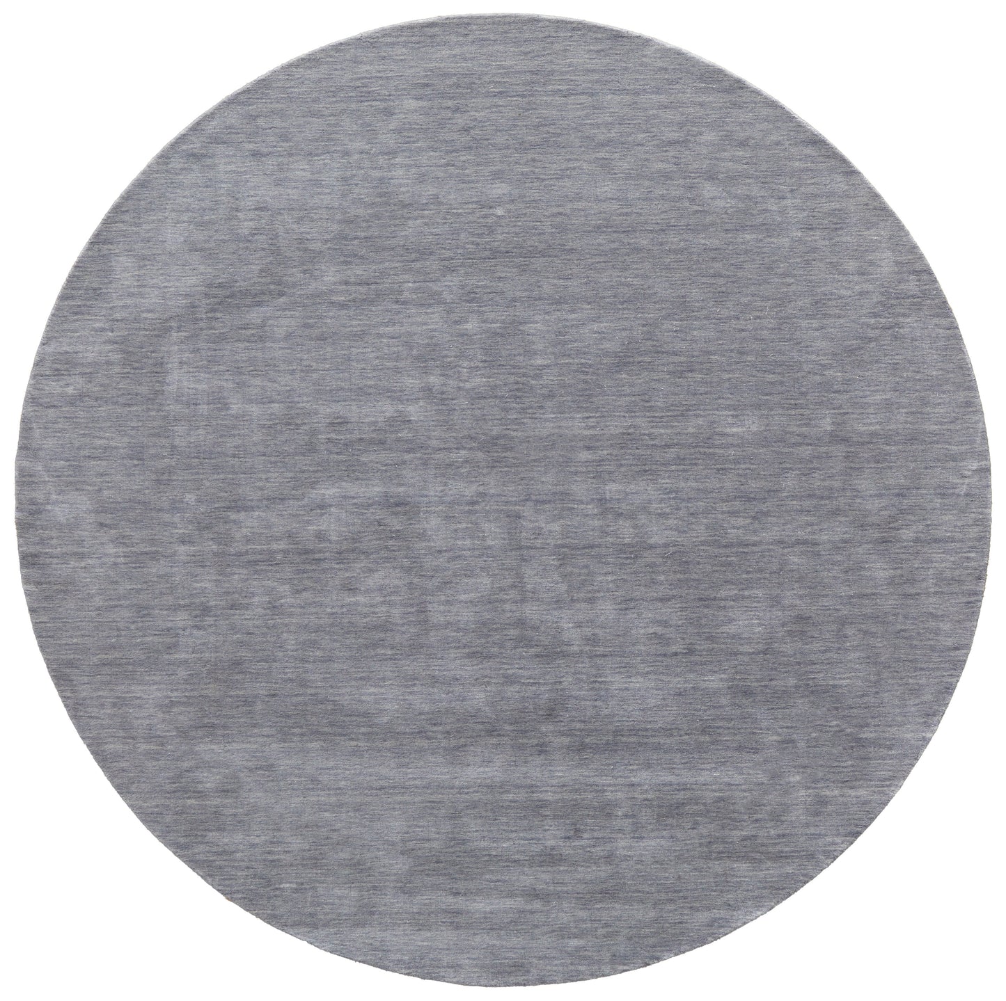 Luna Modern/Casual Gray/Blue Round Rug