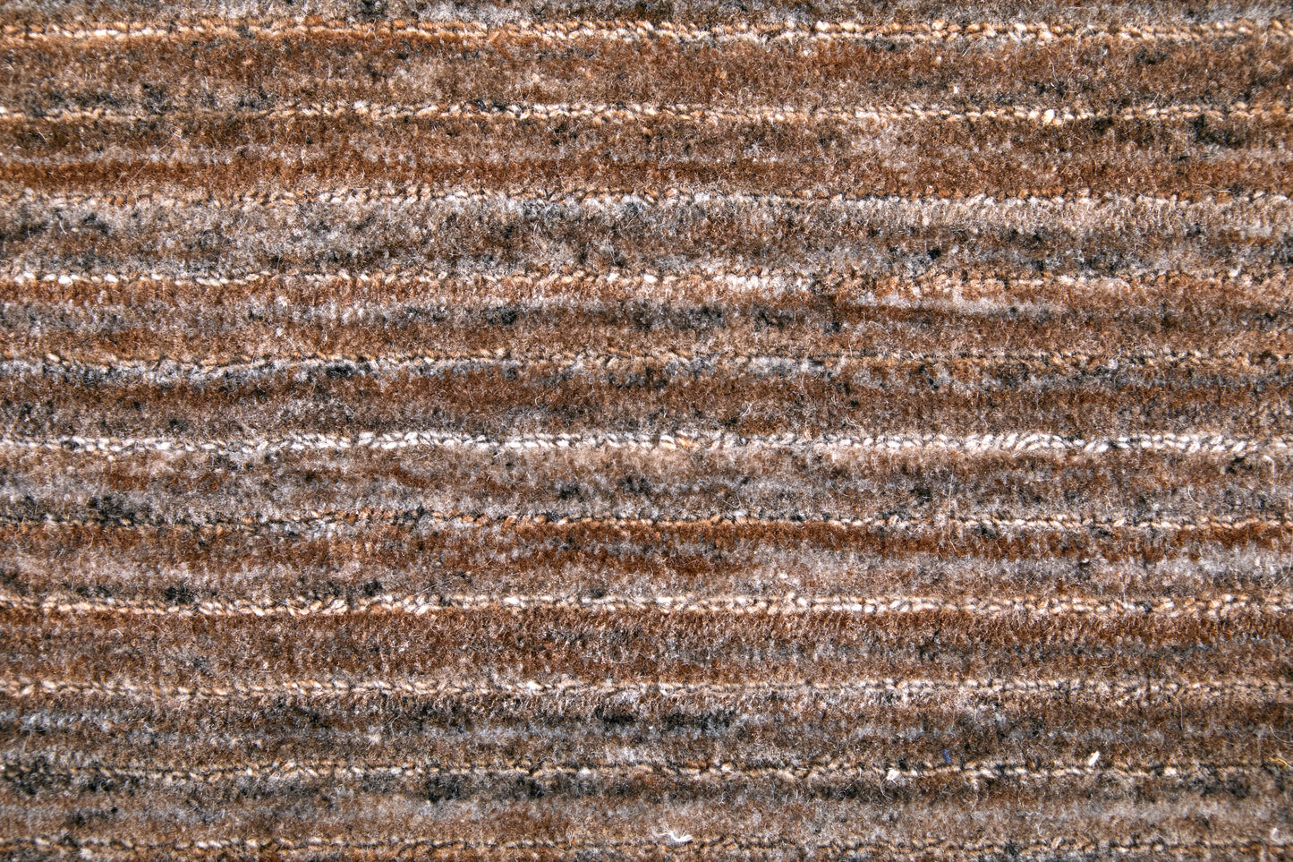 Lakewood Modern/Casual Solid/Distressed/Stripes Brown/Black/Gray - Feizy Rug