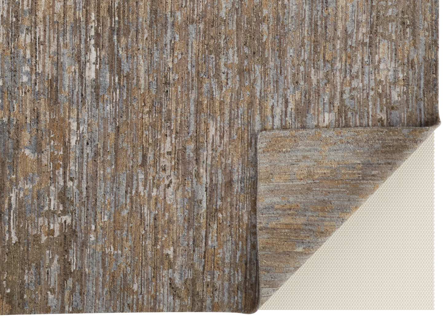 Conroe Modern/Casual/Industrial Brown/Gray Accent Rug