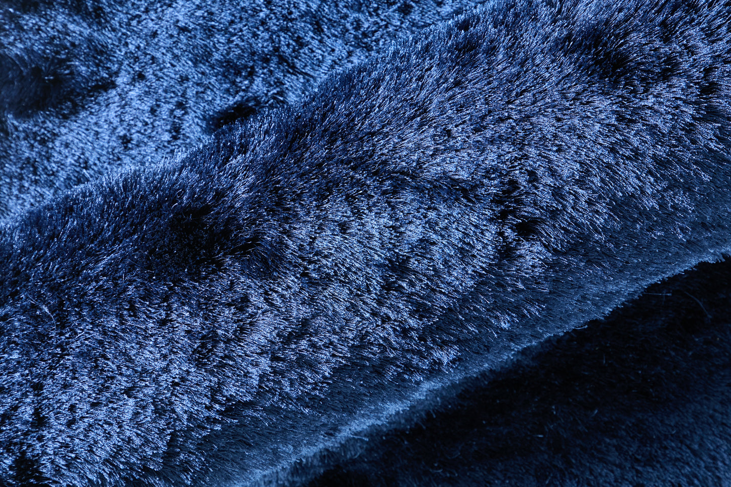 Indochine Modern/Luxury & Glam/Casual Solid Blue/Black - Feizy Rug