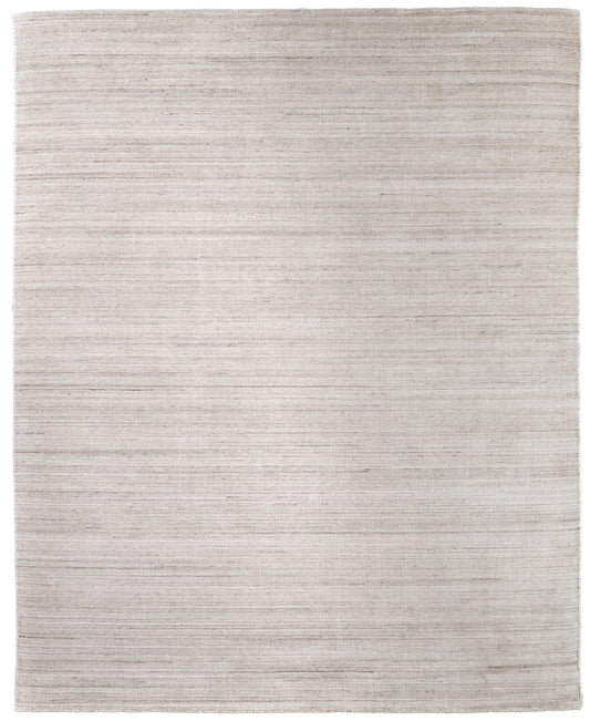 Lakewood Modern/Casual Solid/Distressed/Stripes Ivory/Tan - Feizy Rug