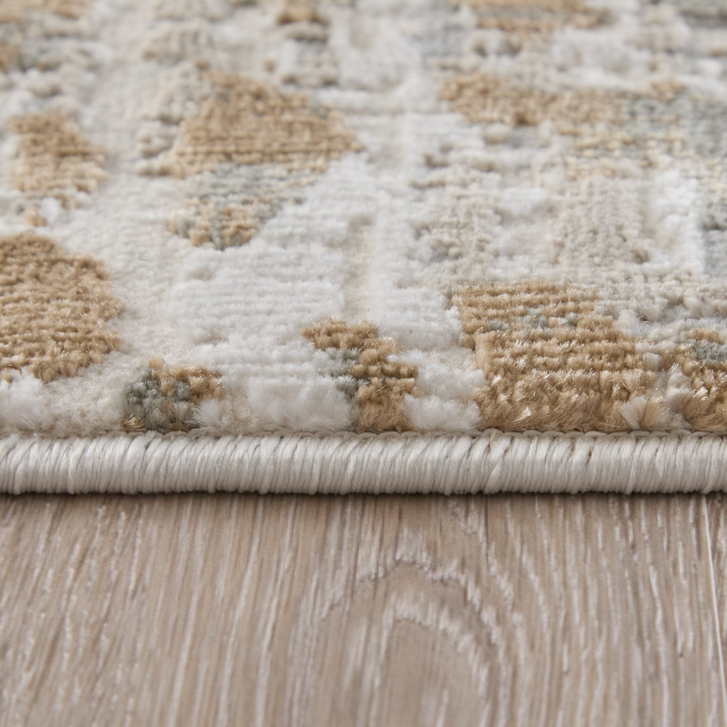 Waldor Modern/Casual/Luxury & Glam Brown/Ivory/Tan Area Rug