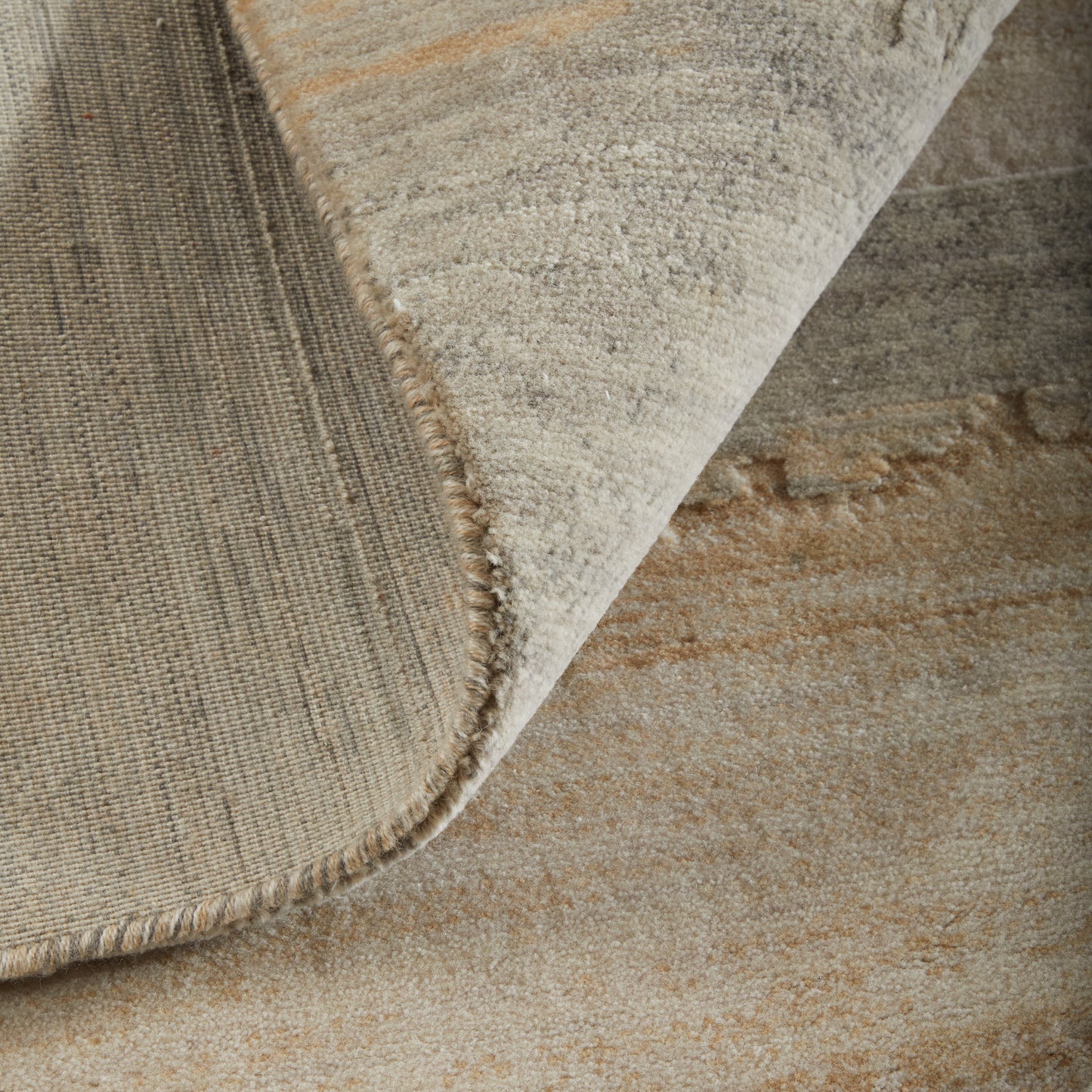 Jaxson Modern/Industrial/Bohemian & Eclectic Abstract/Geometric/Gradient & Ombre Tan/Brown/Gray - Feizy Rug