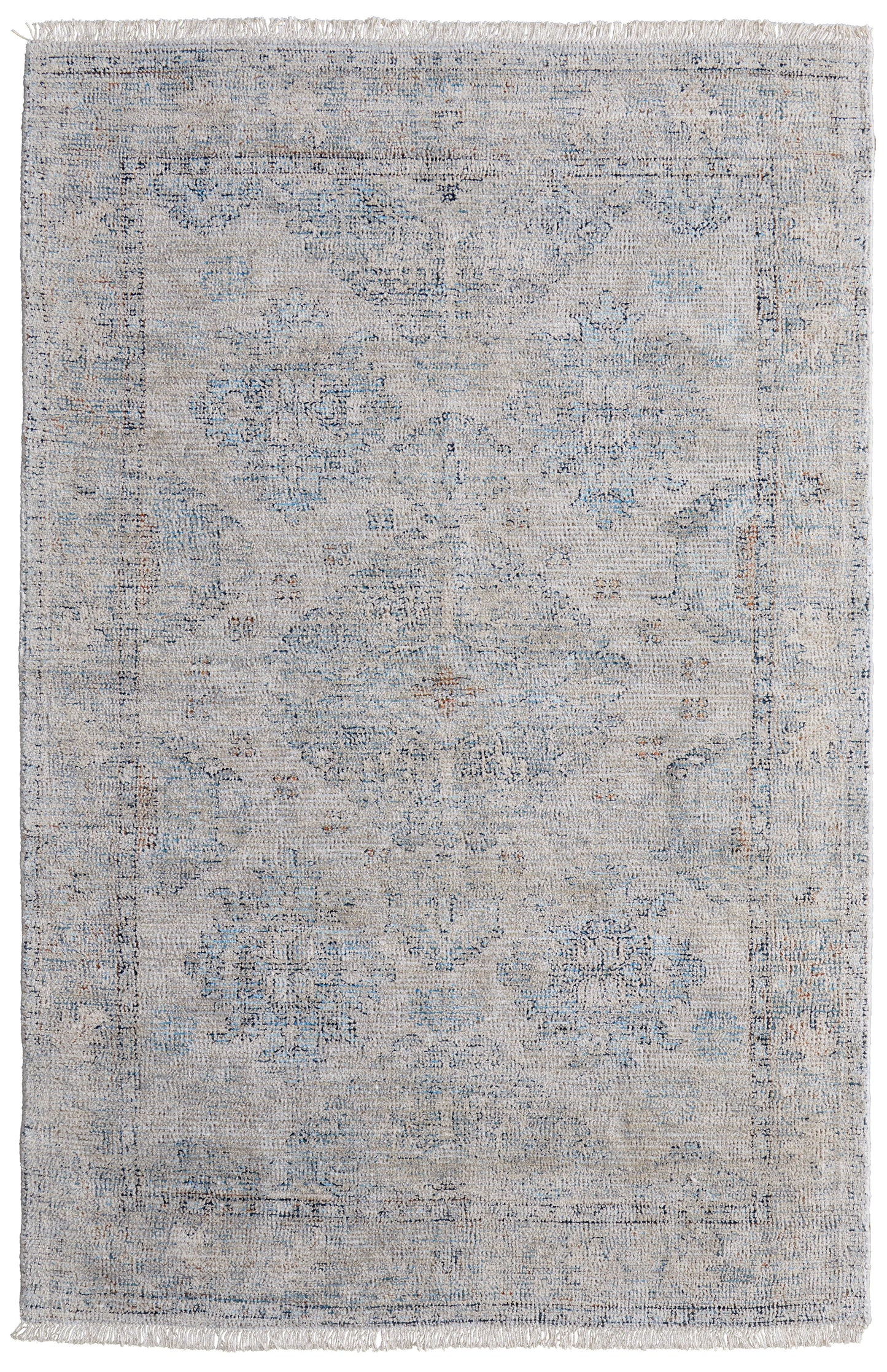 Caldwell Transitional/Vintage/Bohemian & Eclectic Blue/Gray/Taupe Area Rug