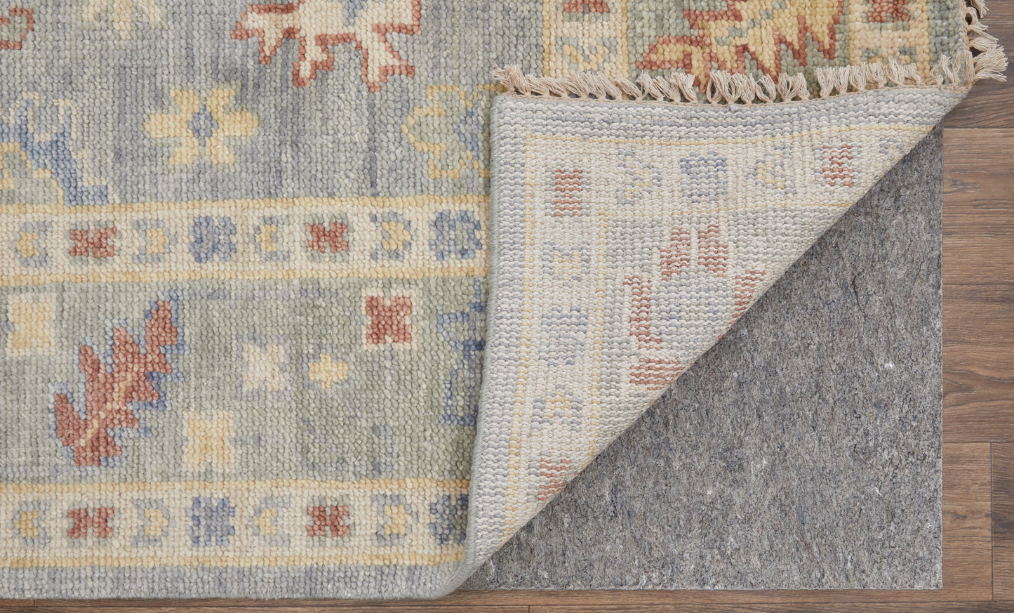 Fillmore Traditional/Classic Blue/Taupe/Gray Accent Rug