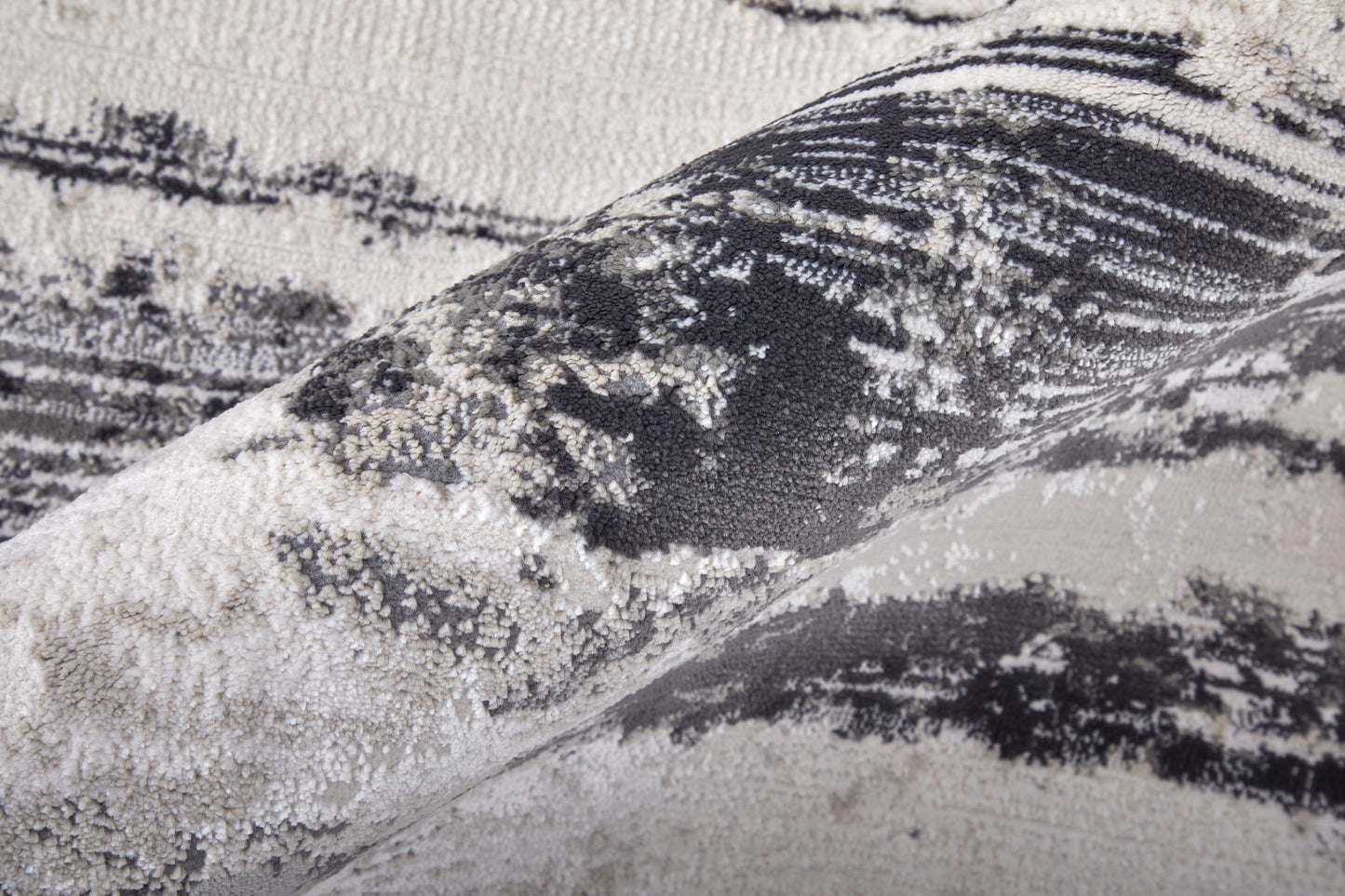 Prasad Modern/Bohemian & Eclectic/Industrial Ivory/Gray/Taupe Area Rug