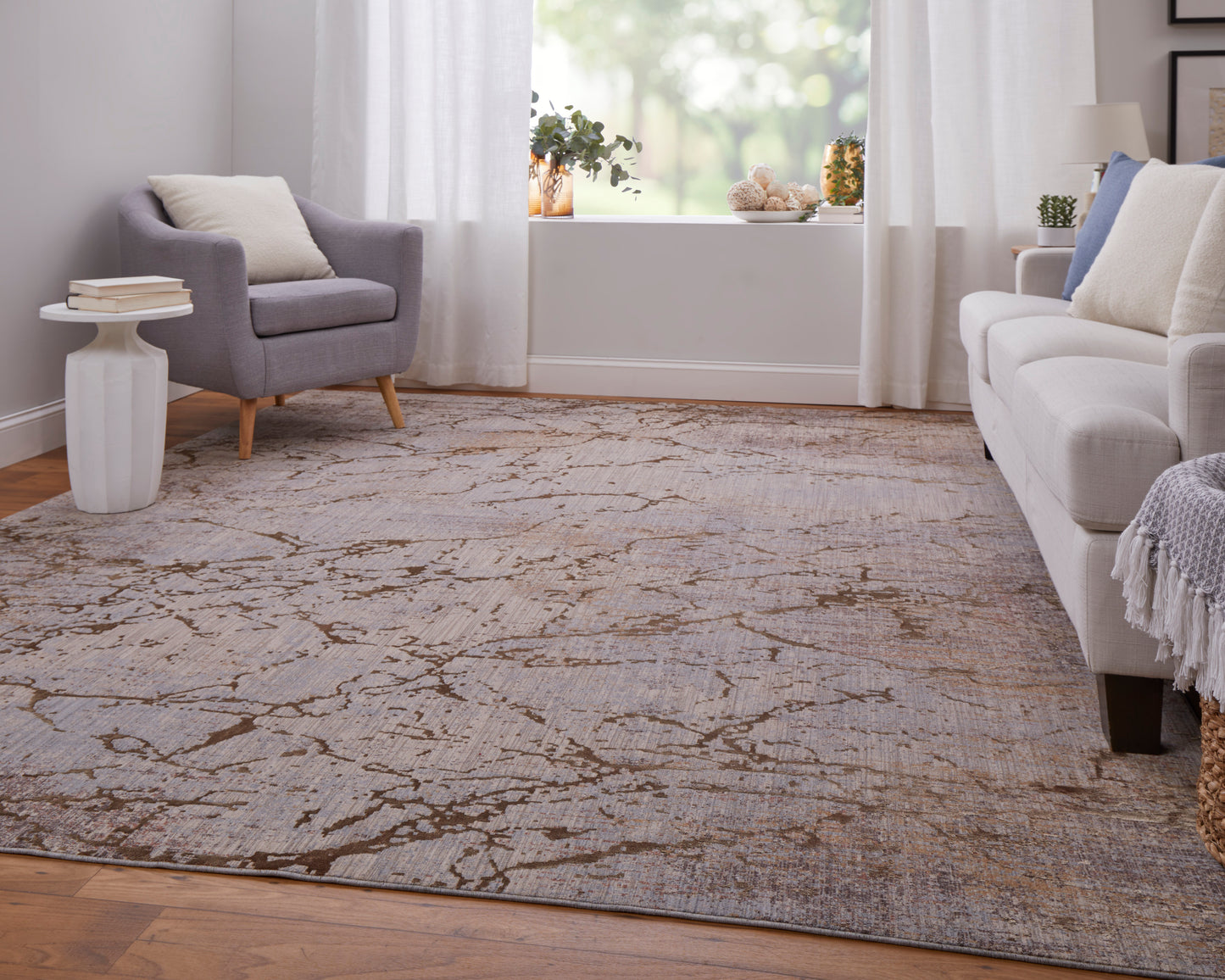 Pryor Modern/Casual/Bohemian & Eclectic Brown/Taupe/Tan Area Rug