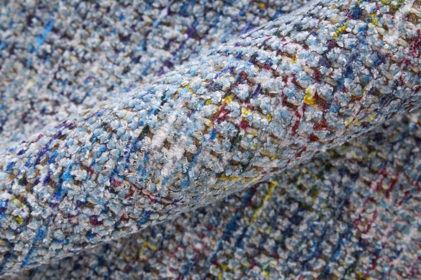 Caldwell Transitional/Bohemian & Eclectic Blue/Ivory Area Rug