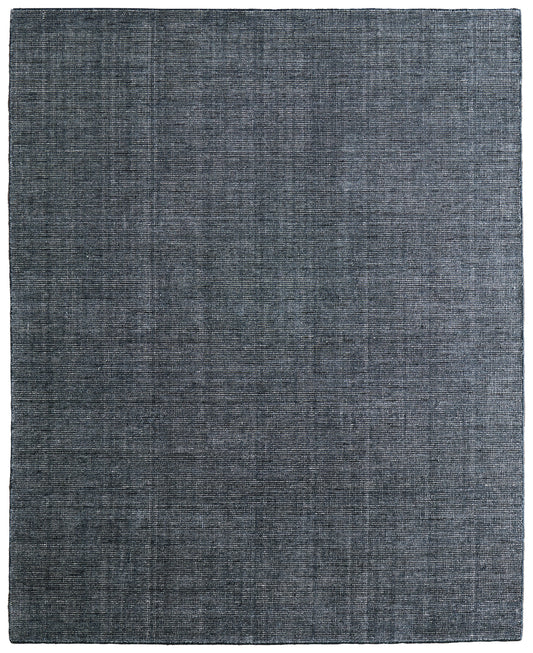Fleetwood Modern/Casual Solid Blue - Feizy Rug