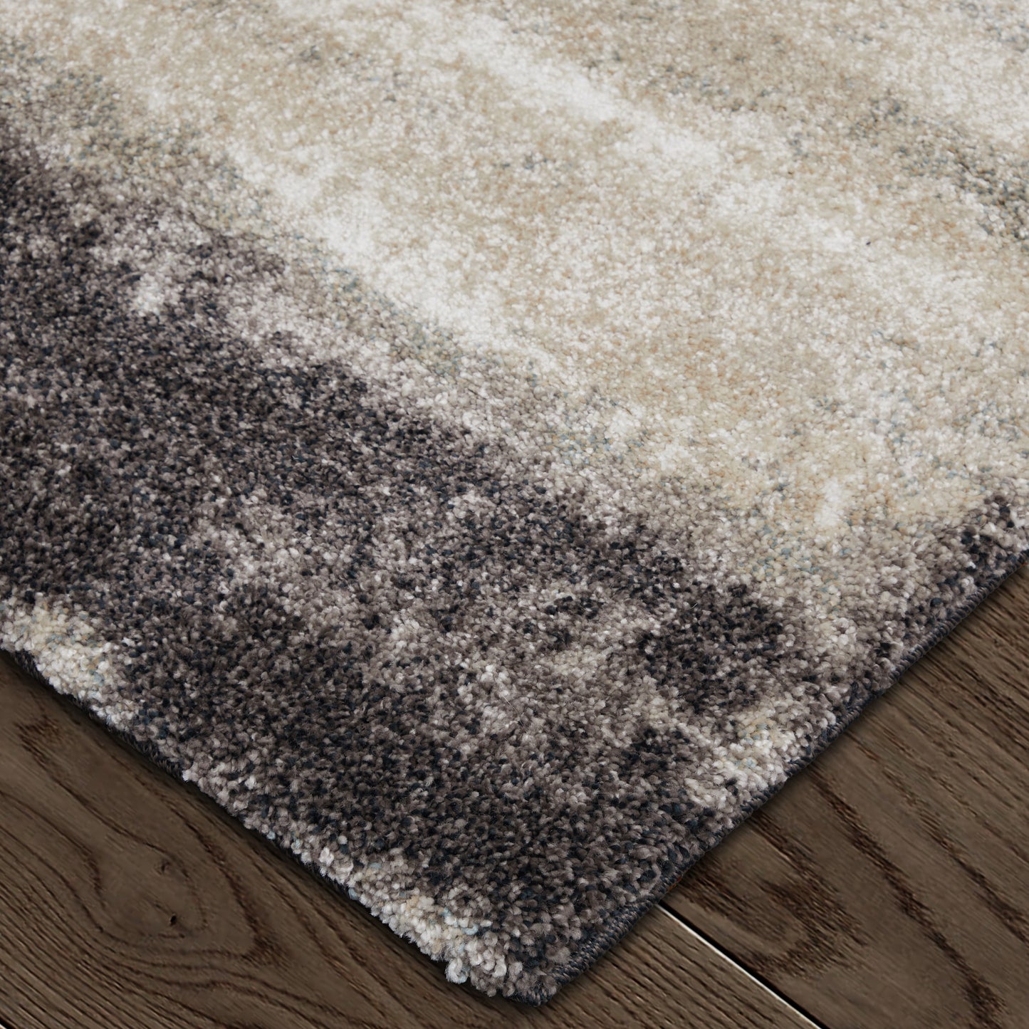 Skyview Modern/Industrial Gray/Ivory/Taupe Runner  Feizy Rugs Small Parcel,Feizy Rugs,Skyview,Gray/Ivory/Taupe,2'6" x 7'3",Runner,Polypropylene,Modern/Industrial,Turkey