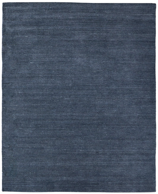 Lakewood Modern/Casual Solid/Distressed/Stripes Blue/Gray - Feizy Rug
