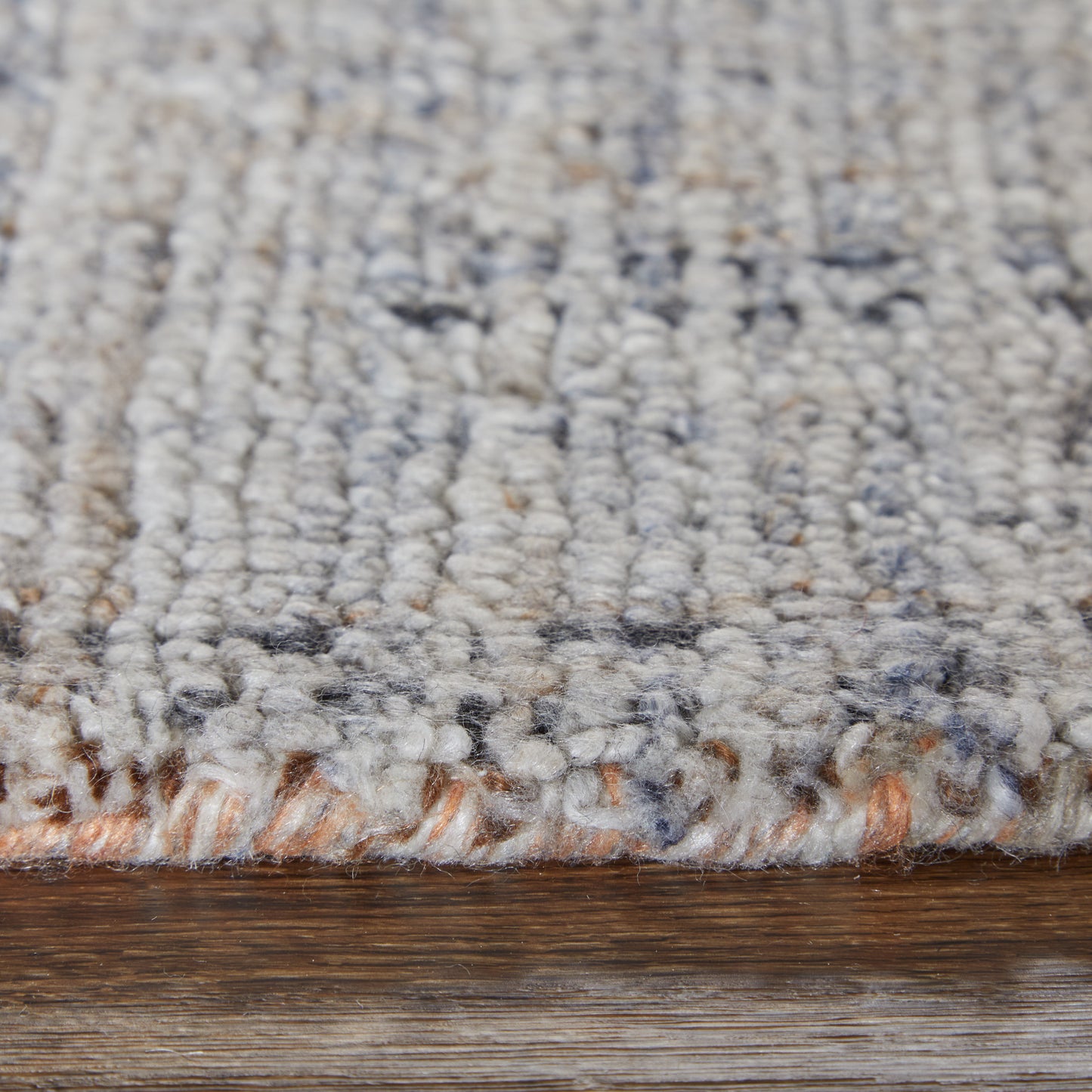 Hoyt Modern/Industrial Distressed/Geometric Gray/Taupe - Feizy Rug