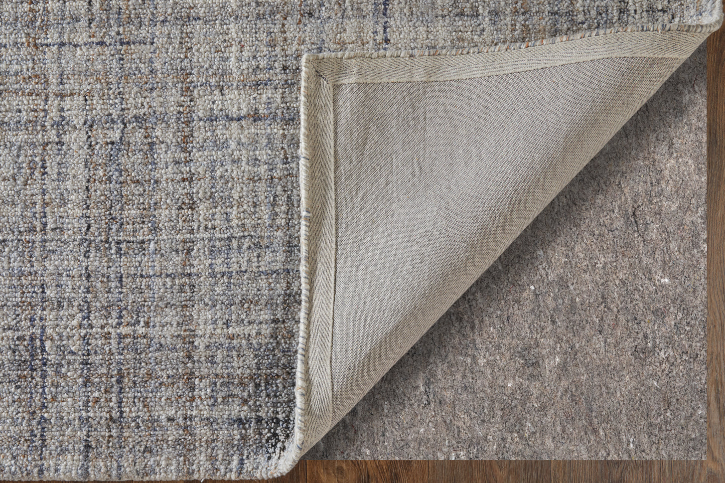 Hoyt Modern/Industrial Distressed/Geometric Gray/Taupe - Feizy Rug