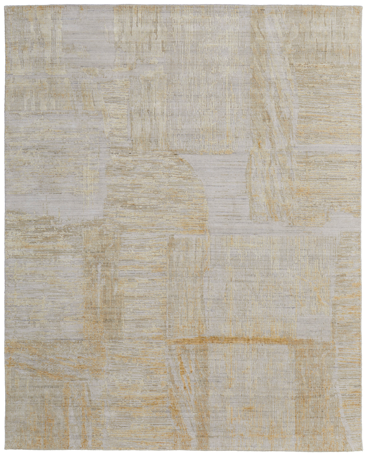 Eastfield Modern Abstract Yellow/Ivory/Gold 69FT - Feizy Rug