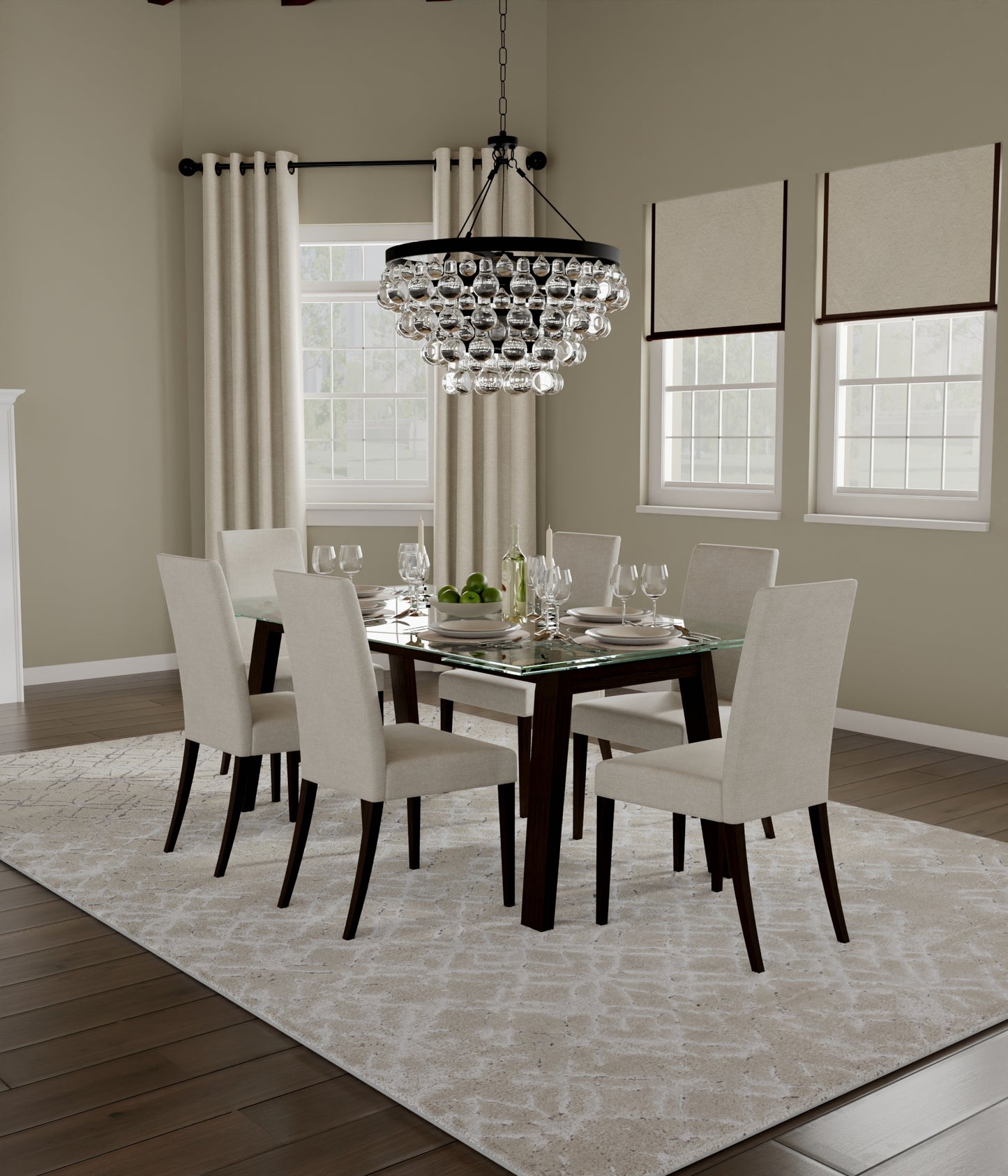 Micah Modern/Industrial/Luxury & Glam Distressed/Abstract Silver/Gray/White - Feizy Rug