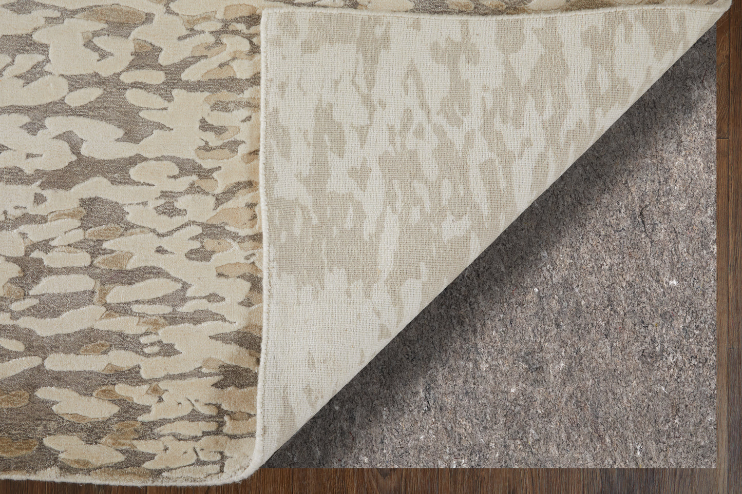 Braden Modern/Industrial/Casual Abstract/Watercolor Tan/Taupe - Feizy Rug