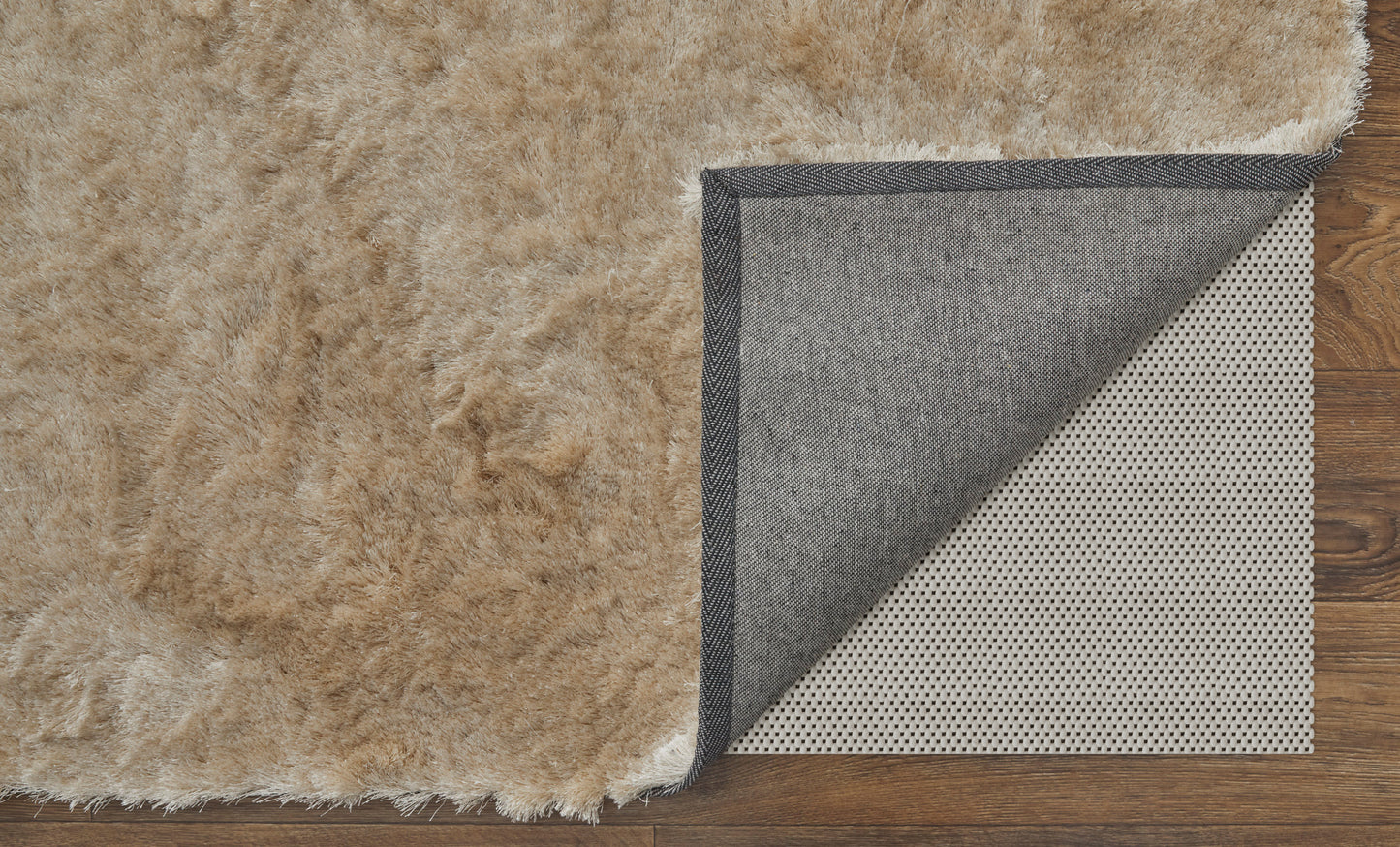 Indochine Modern/Luxury & Glam/Casual Solid Brown/Tan - Feizy Rug