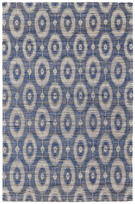 Lilliana Transitional/Casual Geometric/Polka Dots Blue/Gray/Tan - Feizy Rug