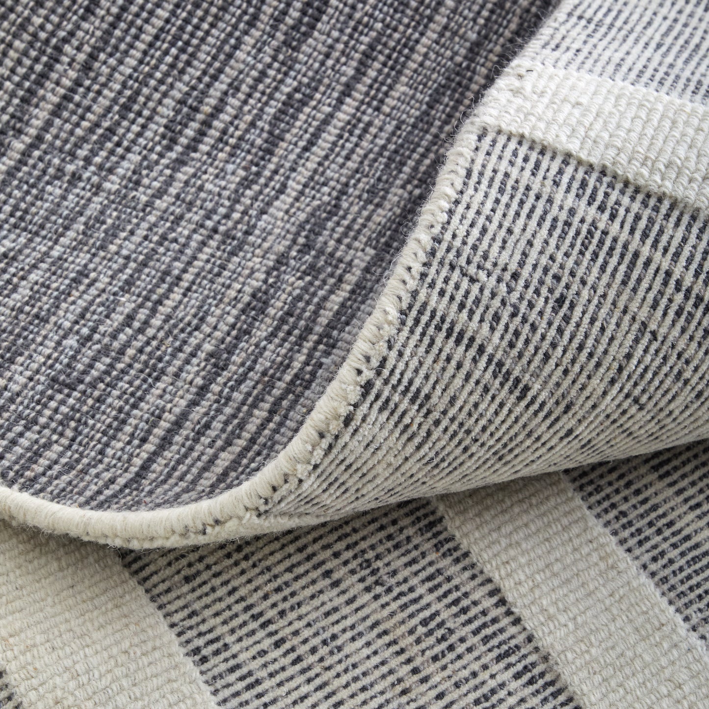 Peconic Modern/Industrial/Casual Abstract/Stripes Gray/Ivory - Feizy Rug