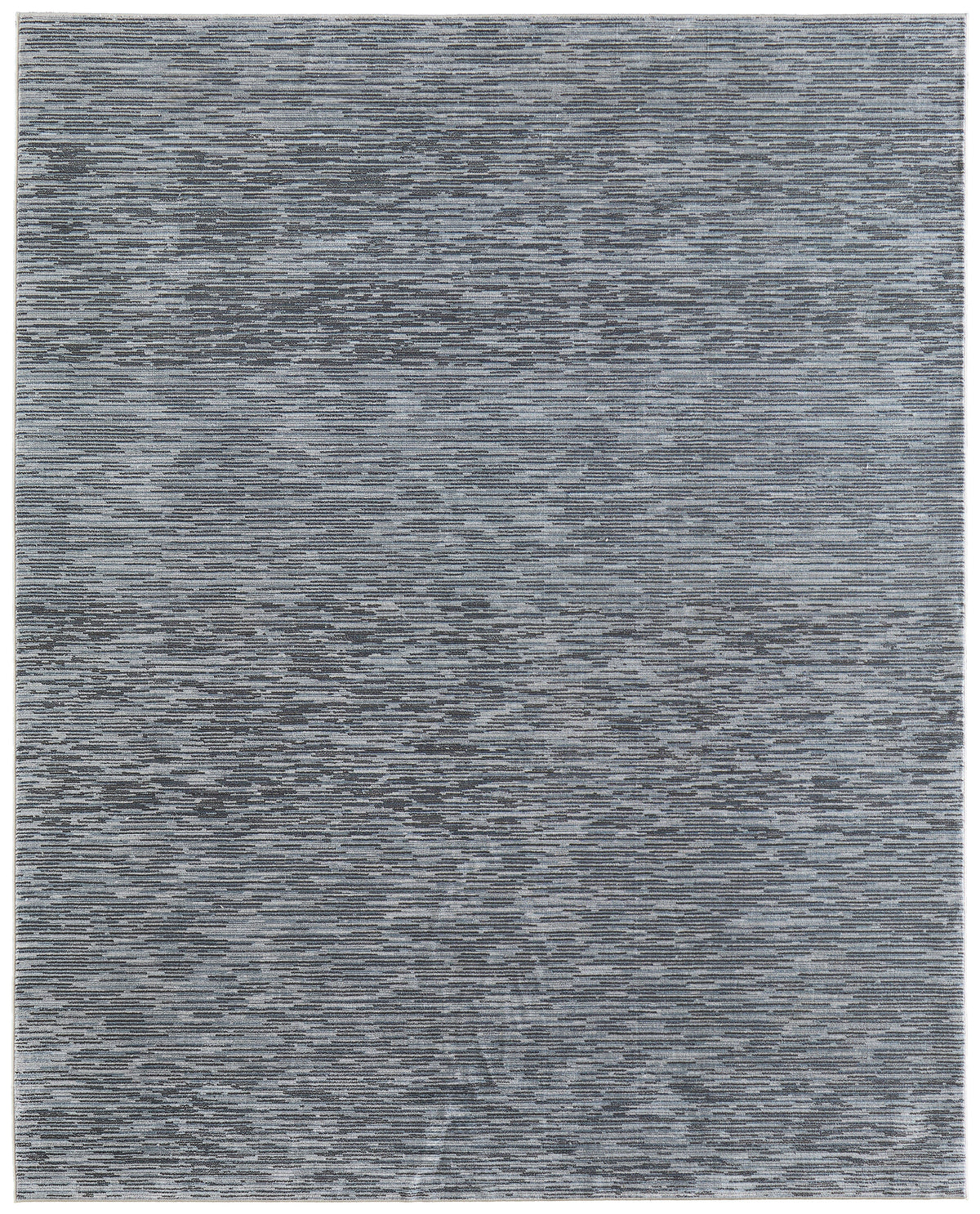 Priestley Modern Solid/Stripes Blue - Feizy Rug