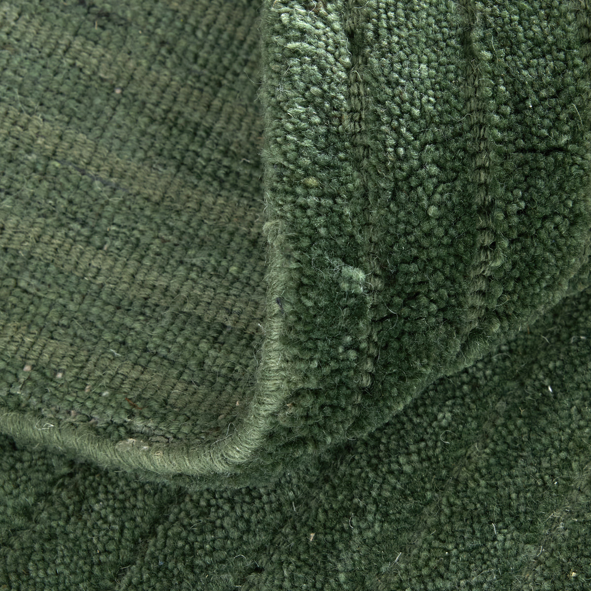 Cornerstone Modern/Casual Solid/Stripes Green - Feizy Rug