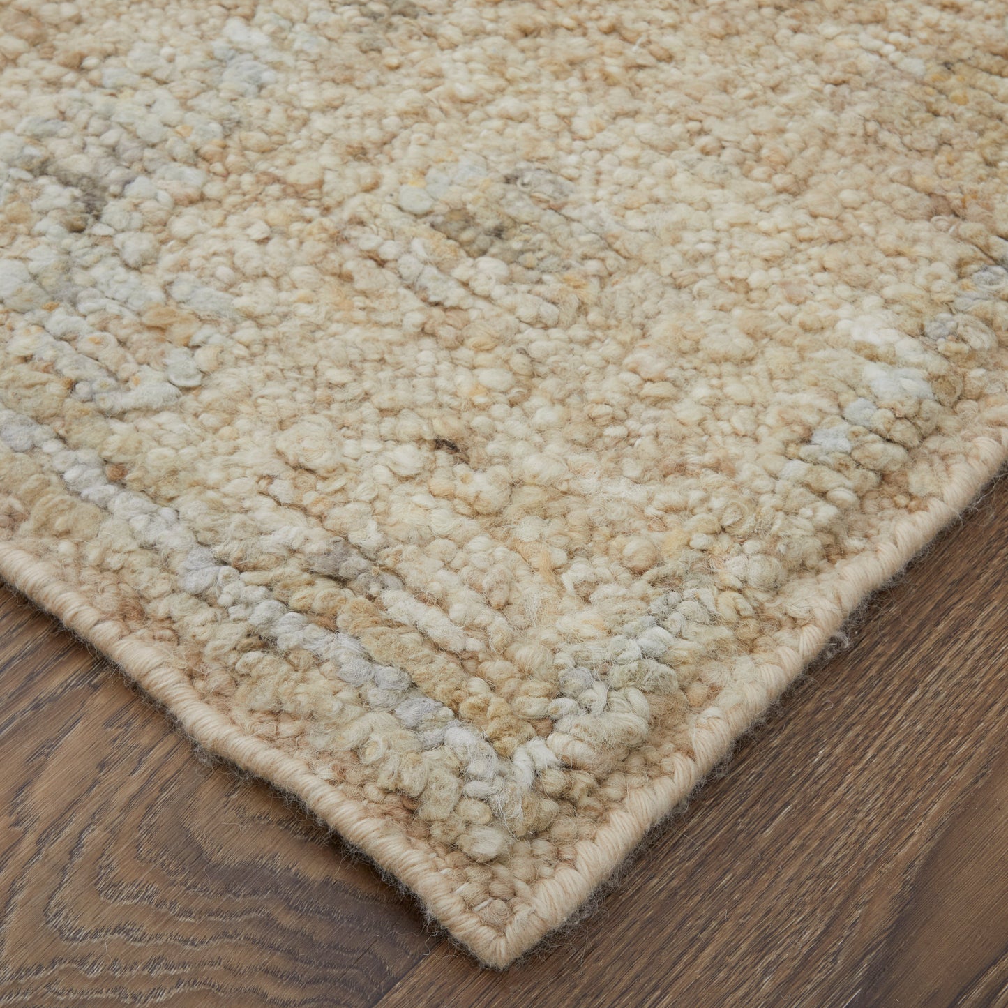 Grafton Transitional/Craftsman/Bohemian & Eclectic Floral & Botanical Tan/Gray/Ivory - Feizy Rug