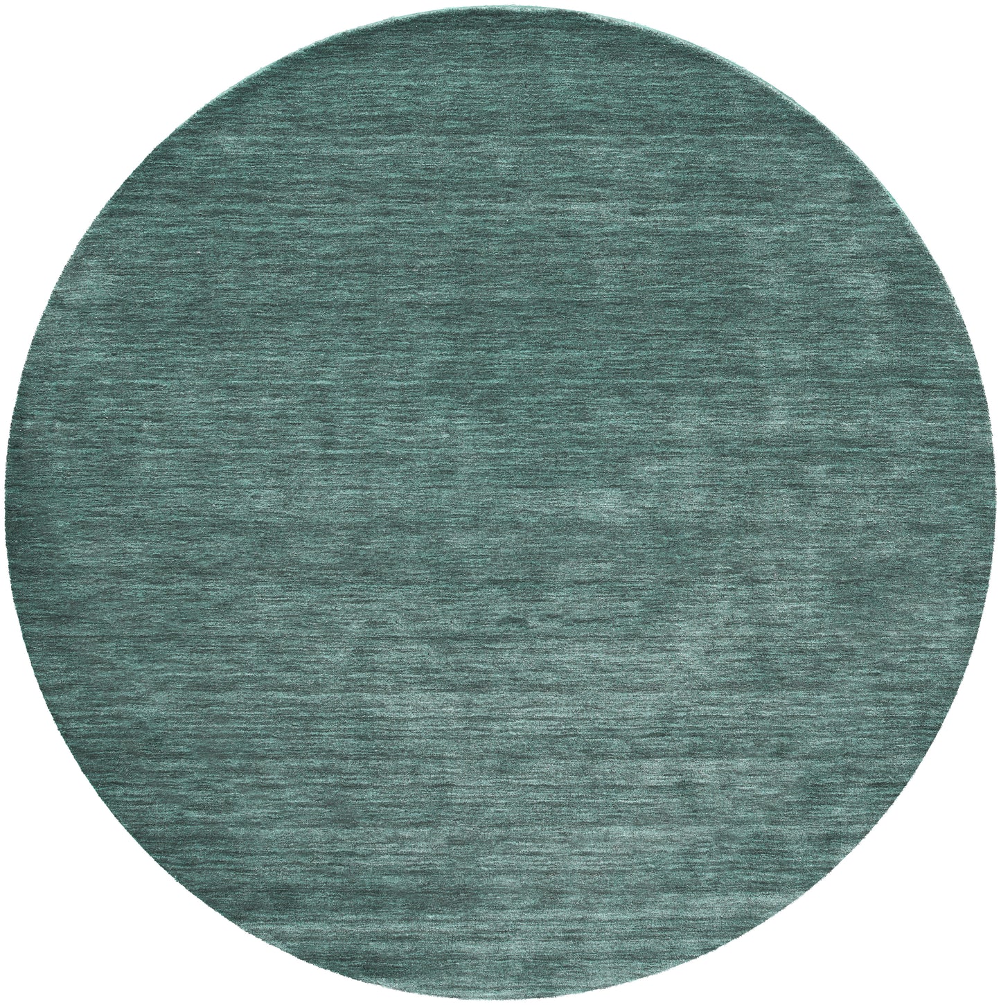 Luna Modern/Casual Green/White Round Rug
