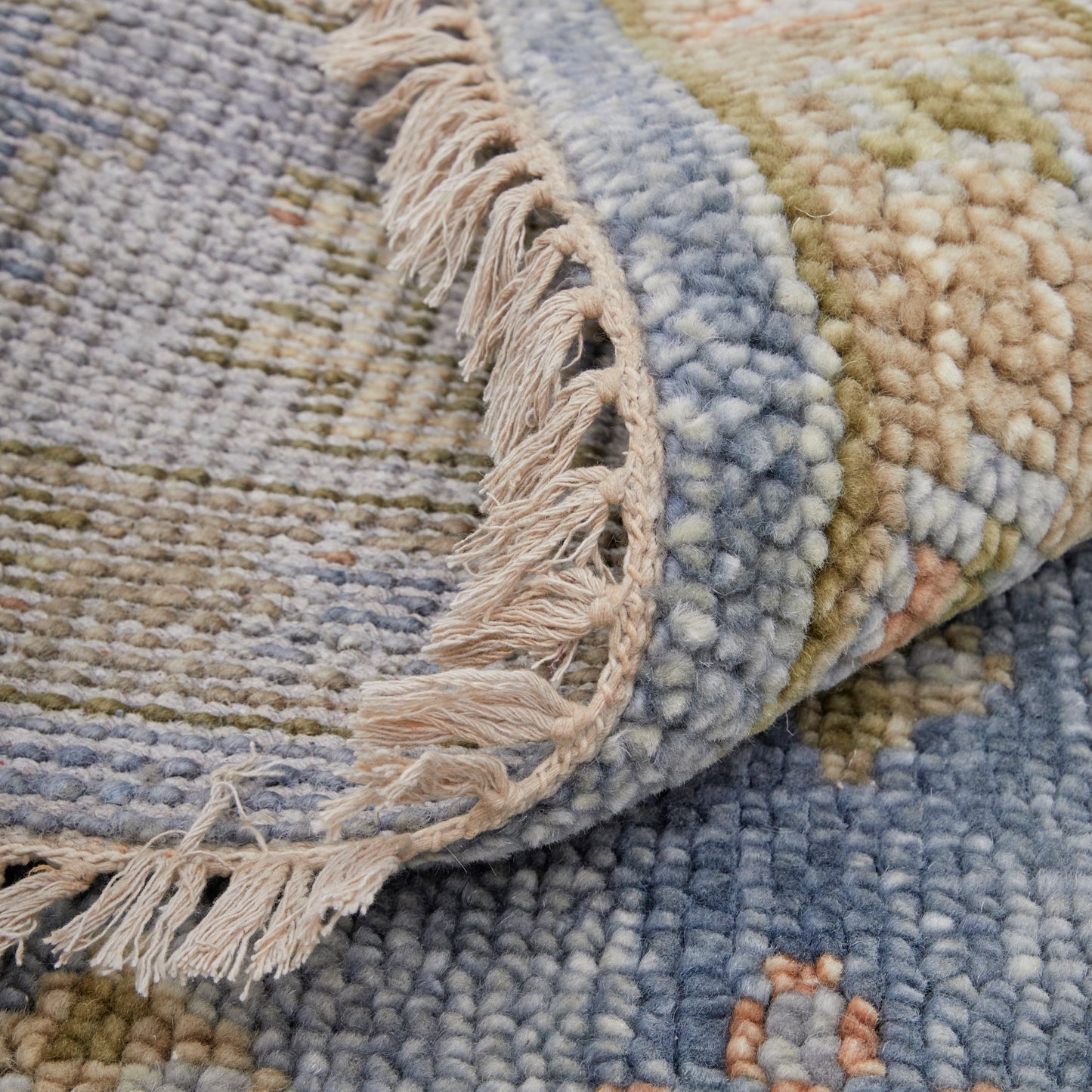 Fillmore Transitional/Bohemian & Eclectic/Craftsman Blue/Green/Yellow Accent Rug