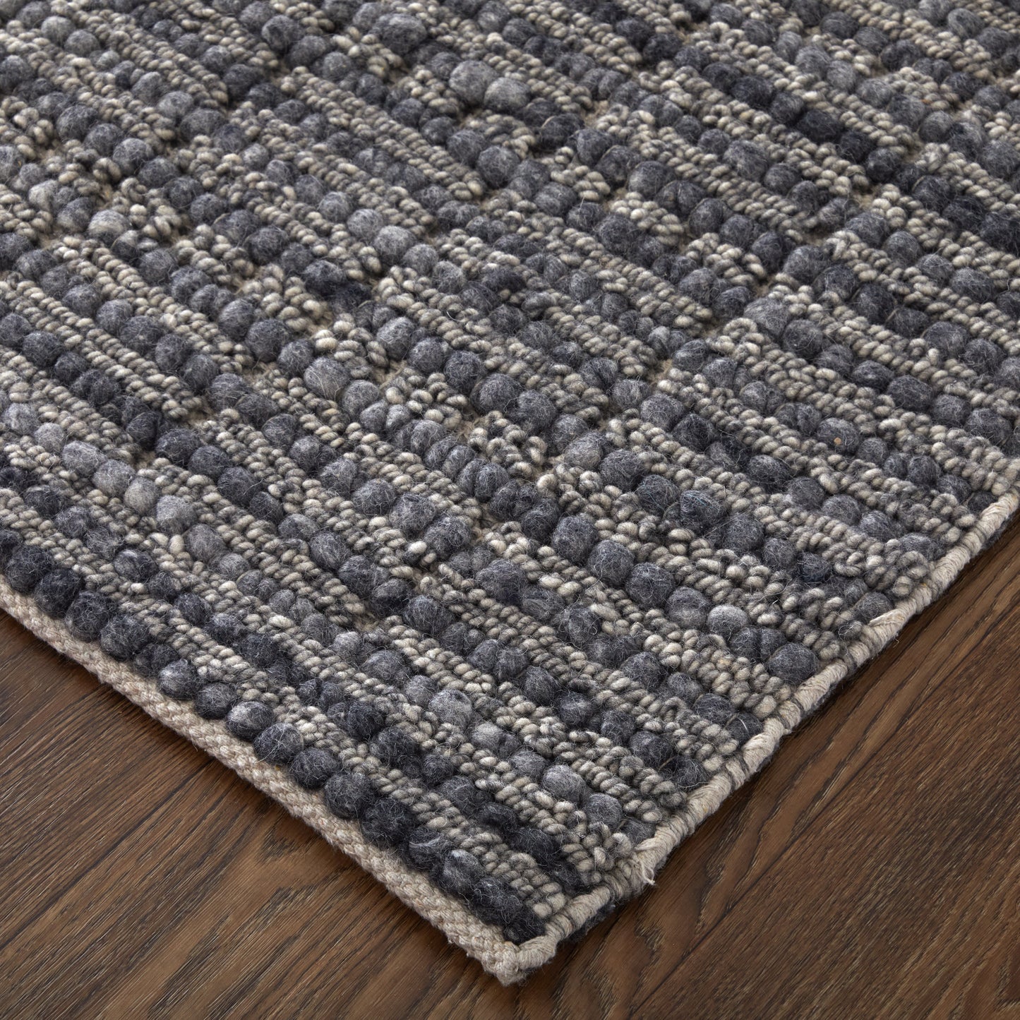 Herrick Modern/Casual Gray Area Rug