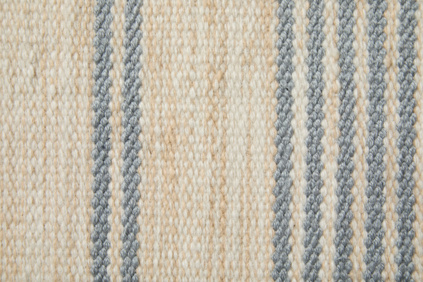 Duprine Transitional/Casual/Nautical & Coastal Stripes/Geometric Blue/Ivory/Tan - Feizy Rug